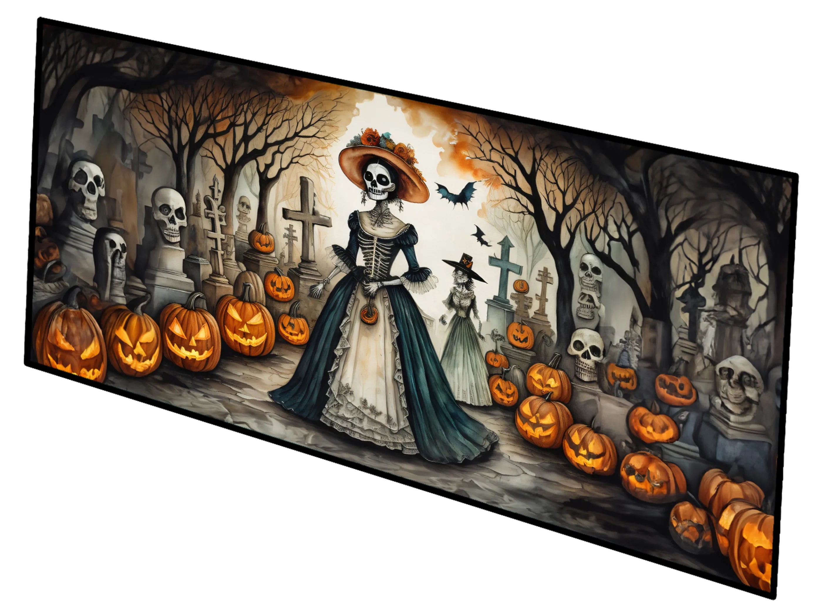 More Spooky Halloween Runner Mat 28x58 - Size: 28HX58W | Pack Of: 1 | Collection name: More spooky halloween