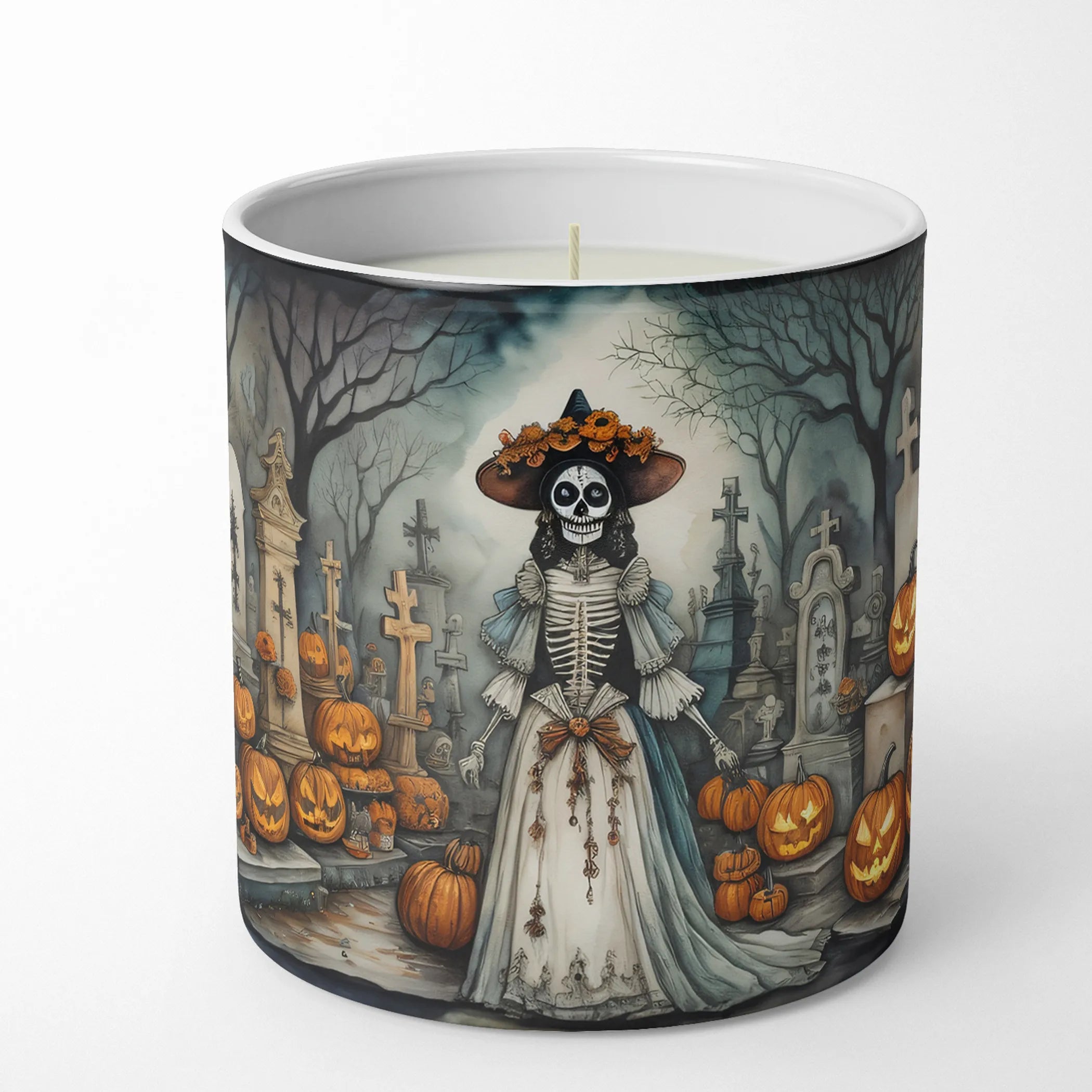 More Spooky Halloween Decorative Soy Candle - Size: 10 OZ | Pack Of: 1 | Collection name: More spooky halloween