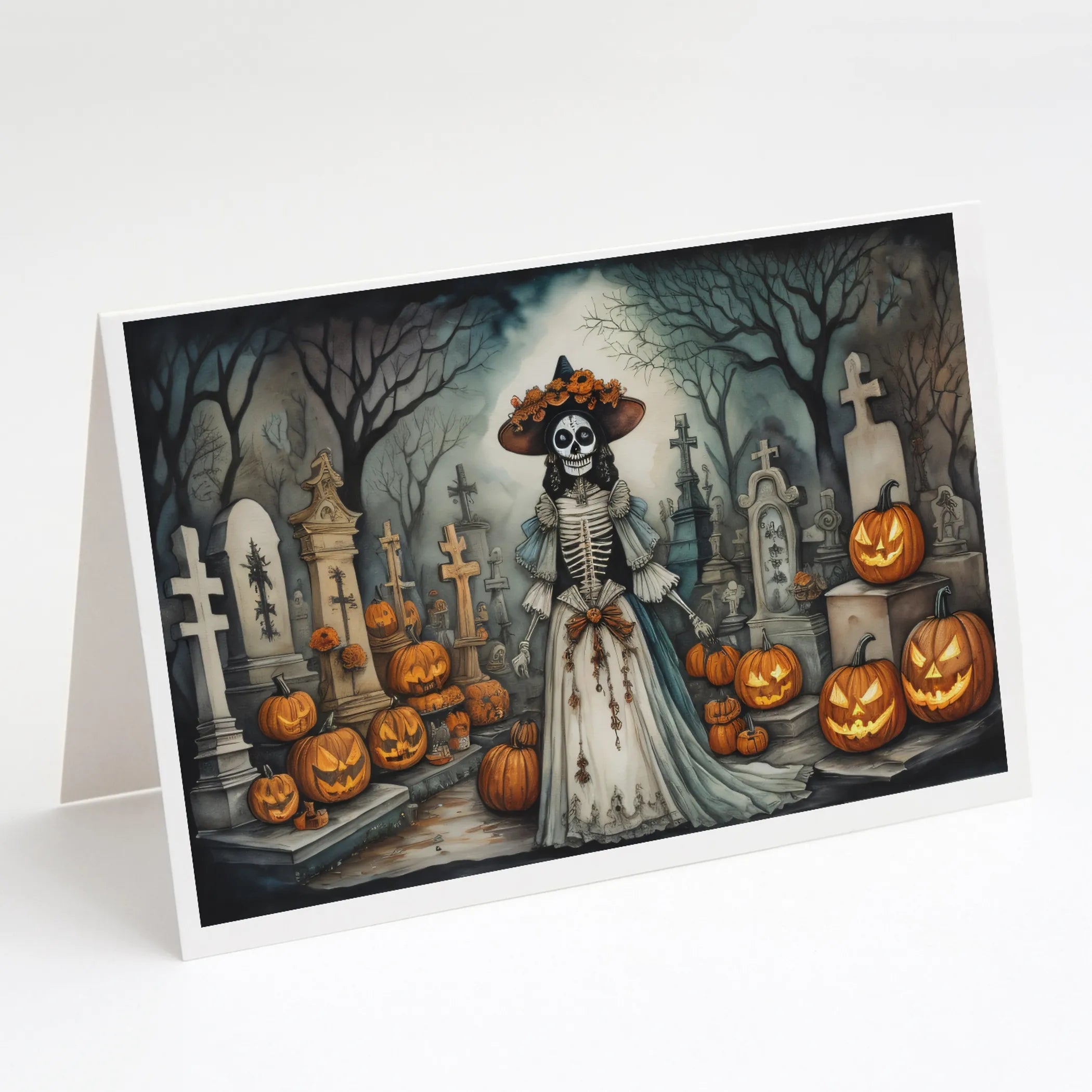 More Spooky Halloween Greeting Cards  - Size: 5X7 | Pack Of: 8 | Collection name: More spooky halloween