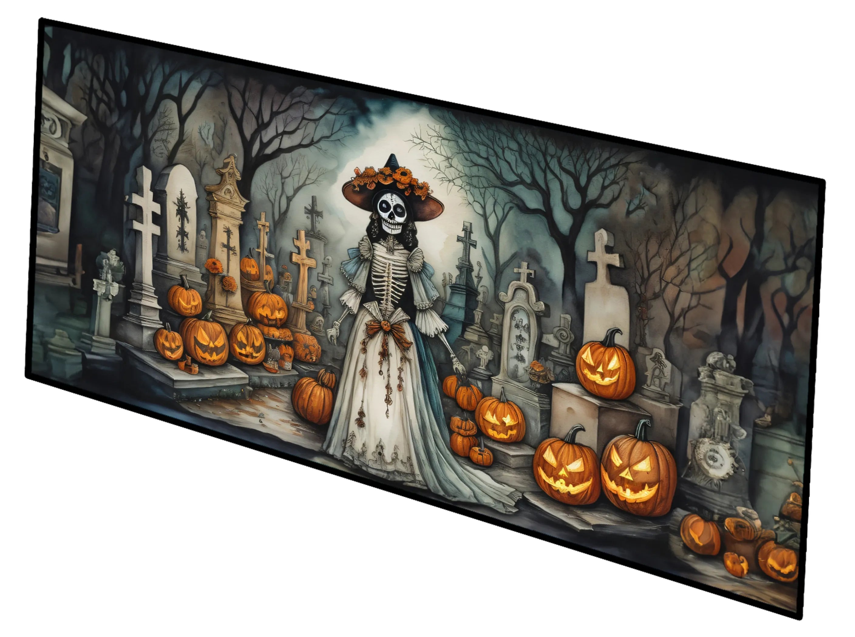 More Spooky Halloween Runner Mat 28x58 - Size: 28HX58W | Pack Of: 1 | Collection name: More spooky halloween