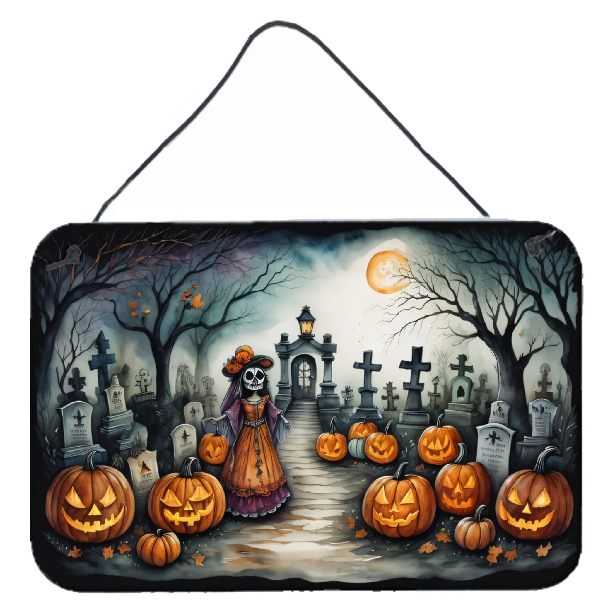 More Spooky Halloween Wall or Door Hanging Prints - Size: 8HX12W | Pack Of: 1 | Collection name: More spooky halloween