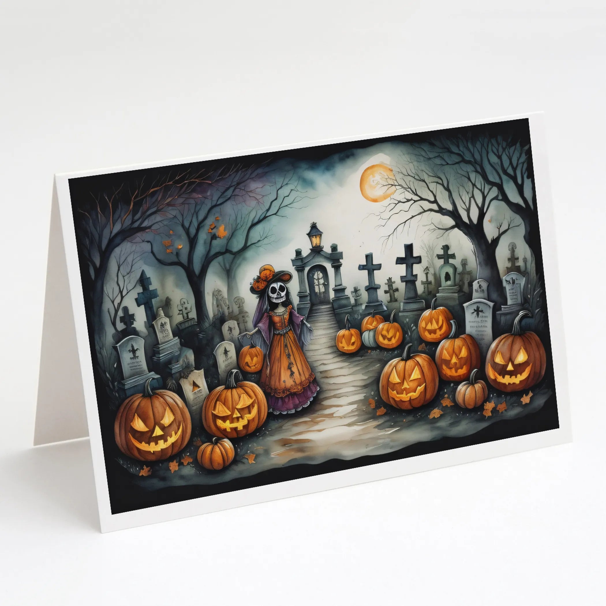 More Spooky Halloween Greeting Cards  - Size: 5X7 | Pack Of: 8 | Collection name: More spooky halloween