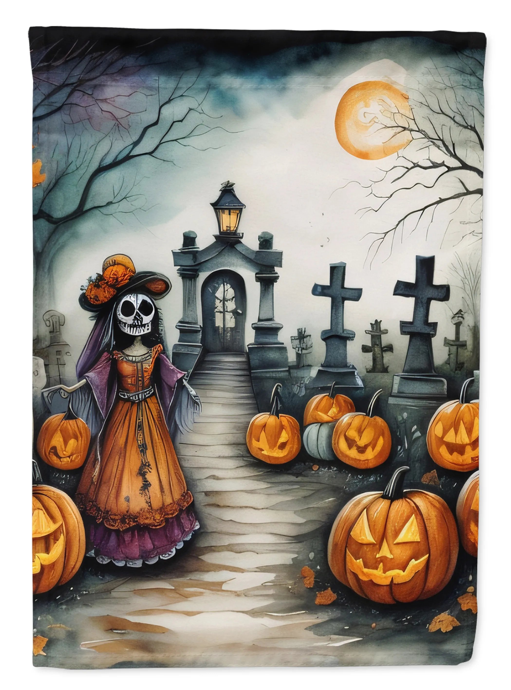 More Spooky Halloween Decorative Flag - Pack Of: 1 | Collection name: More spooky halloween