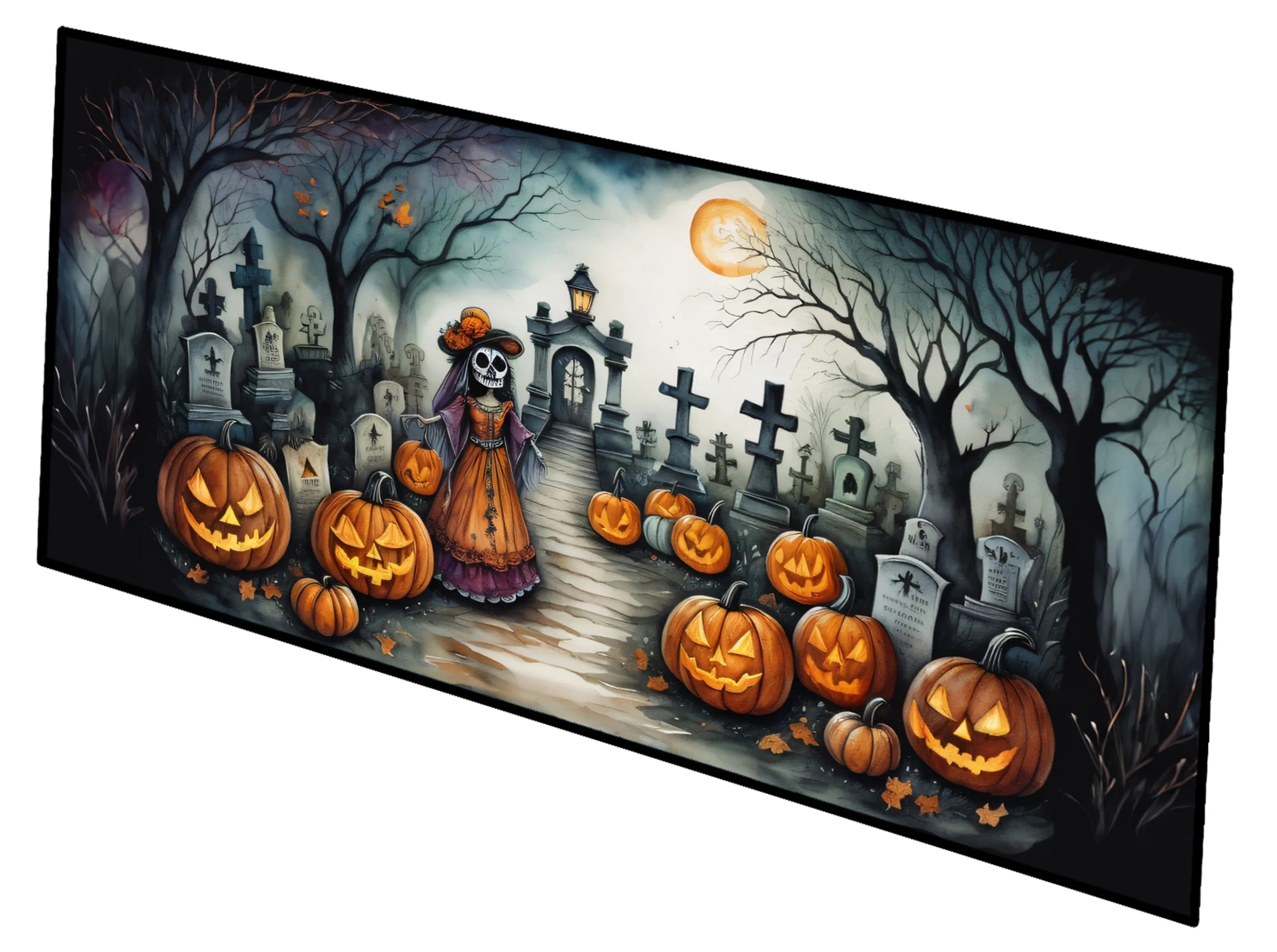 More Spooky Halloween Runner Mat 28x58 - Size: 28HX58W | Pack Of: 1 | Collection name: More spooky halloween
