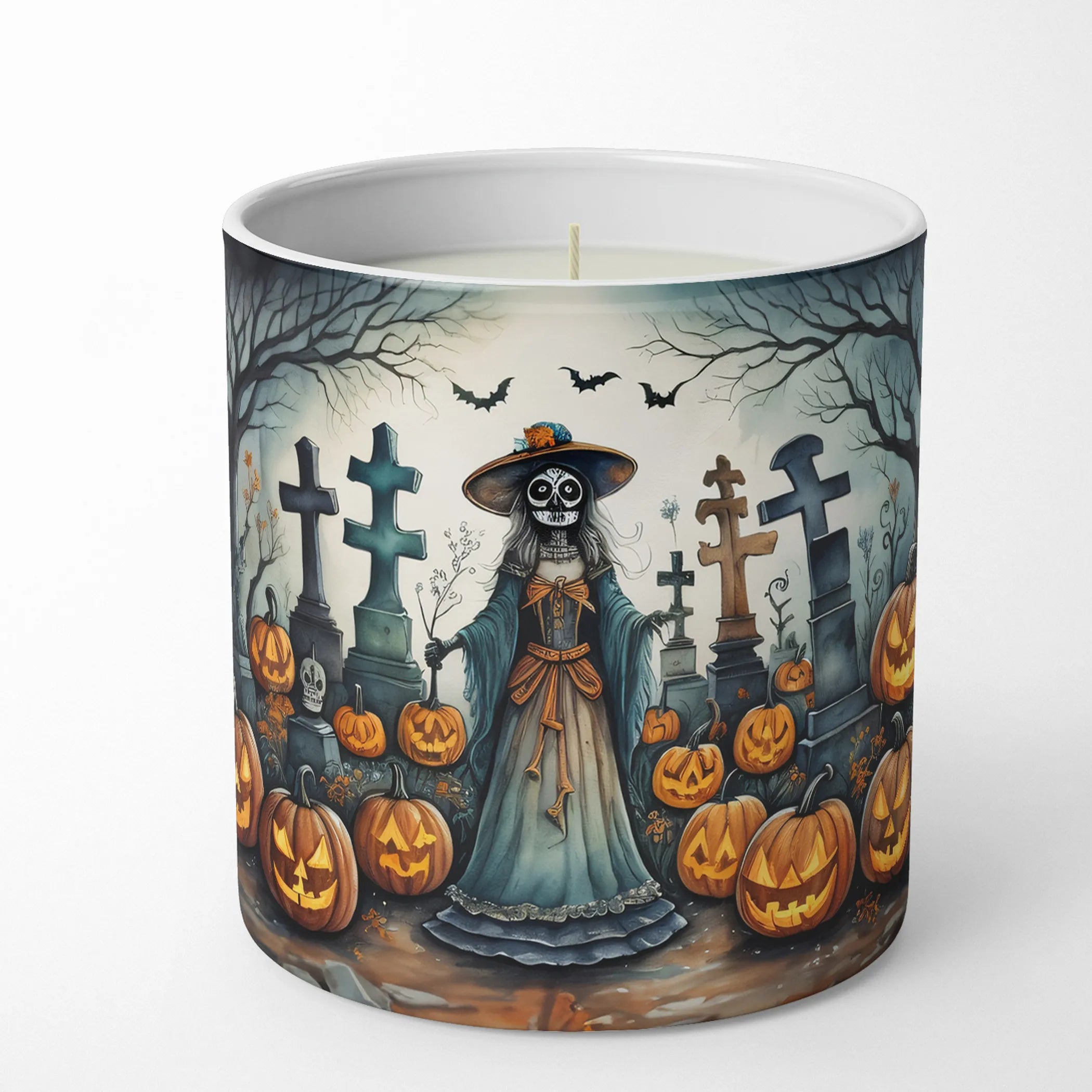 More Spooky Halloween Decorative Soy Candle - Size: 10 OZ | Pack Of: 1 | Collection name: More spooky halloween