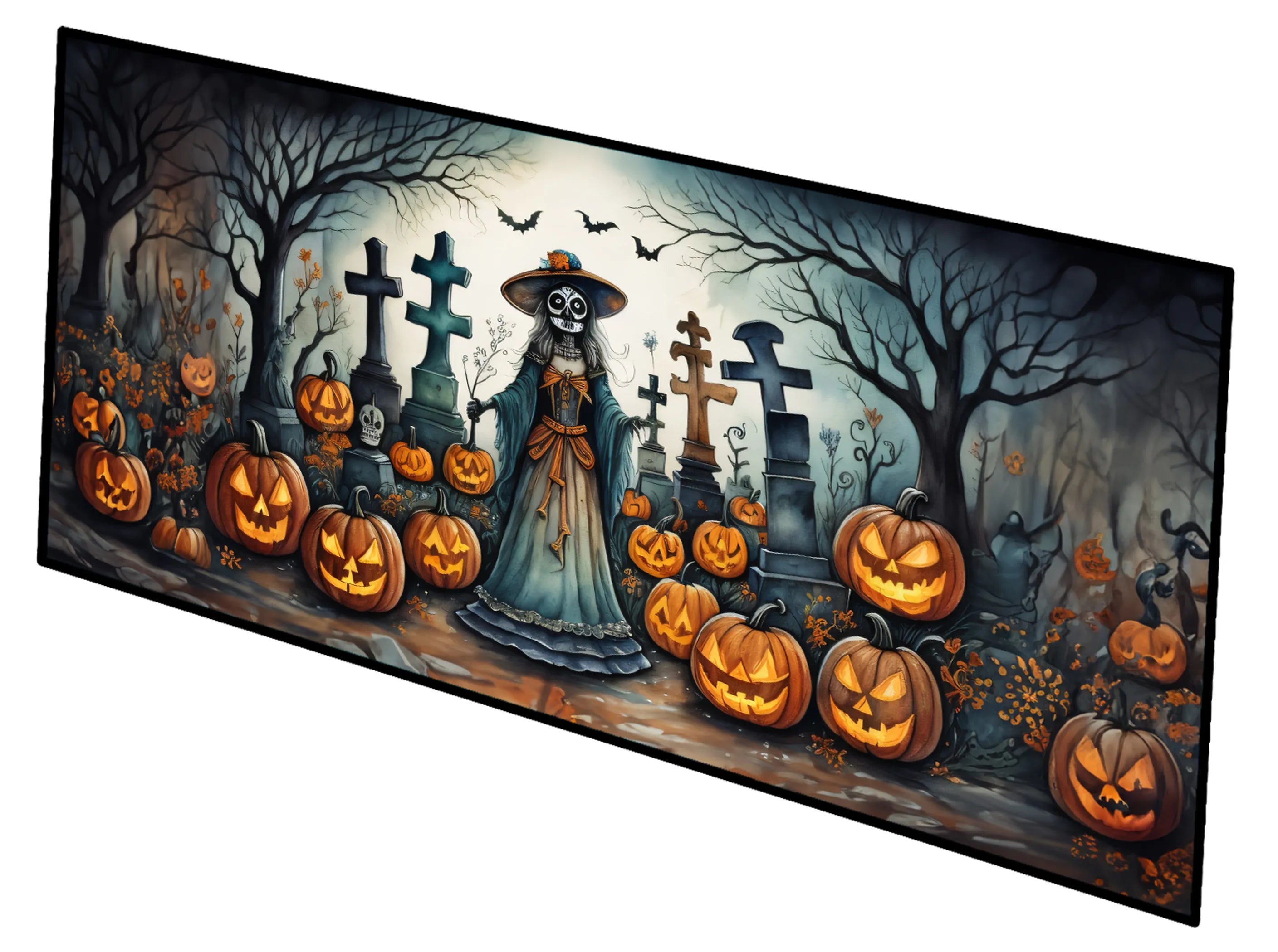 More Spooky Halloween Runner Mat 28x58 - Size: 28HX58W | Pack Of: 1 | Collection name: More spooky halloween