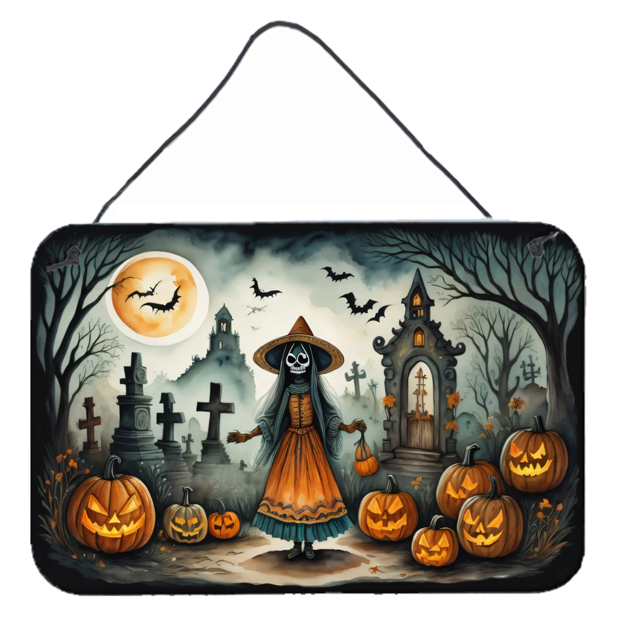 More Spooky Halloween Wall or Door Hanging Prints - Size: 8HX12W | Pack Of: 1 | Collection name: More spooky halloween