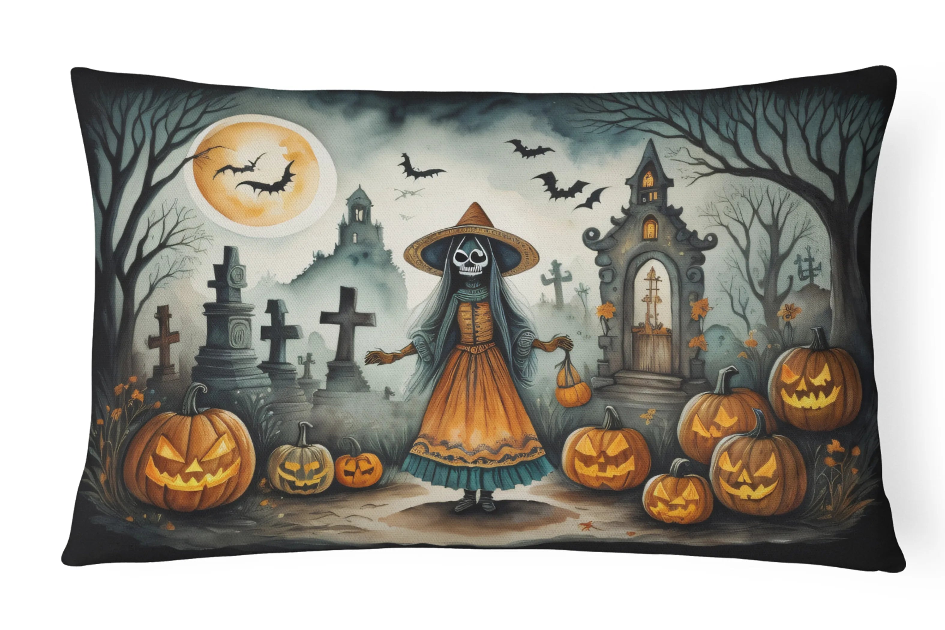 More Spooky Halloween Throw Pillow - Pack Of: 1 | Collection name: More spooky halloween