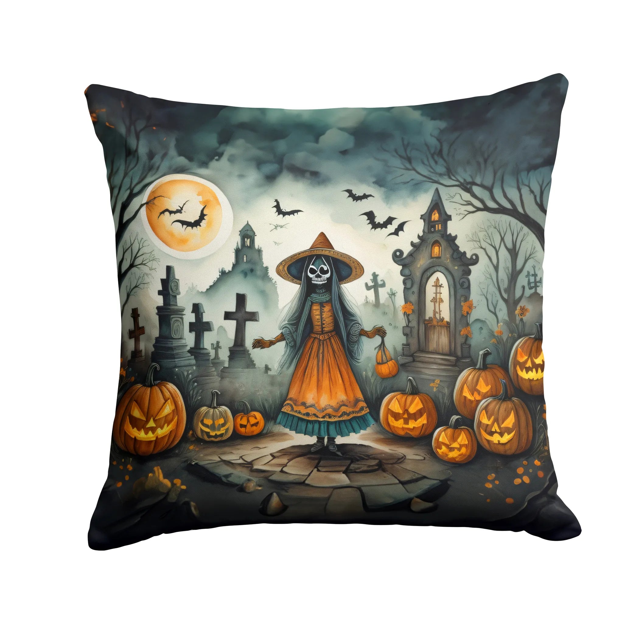 More Spooky Halloween Throw Pillow - Pack Of: 1 | Collection name: More spooky halloween