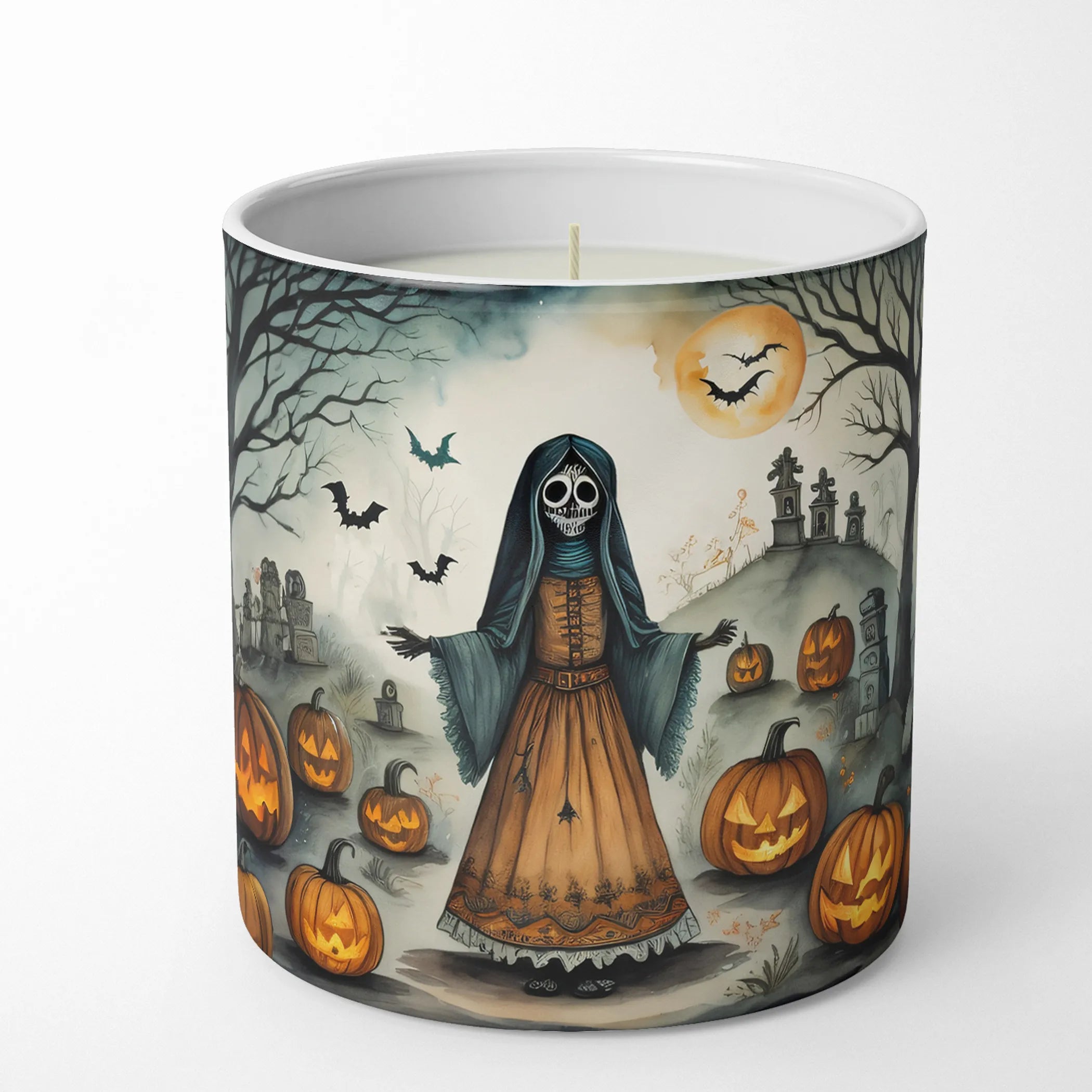 More Spooky Halloween Decorative Soy Candle - Size: 10 OZ | Pack Of: 1 | Collection name: More spooky halloween