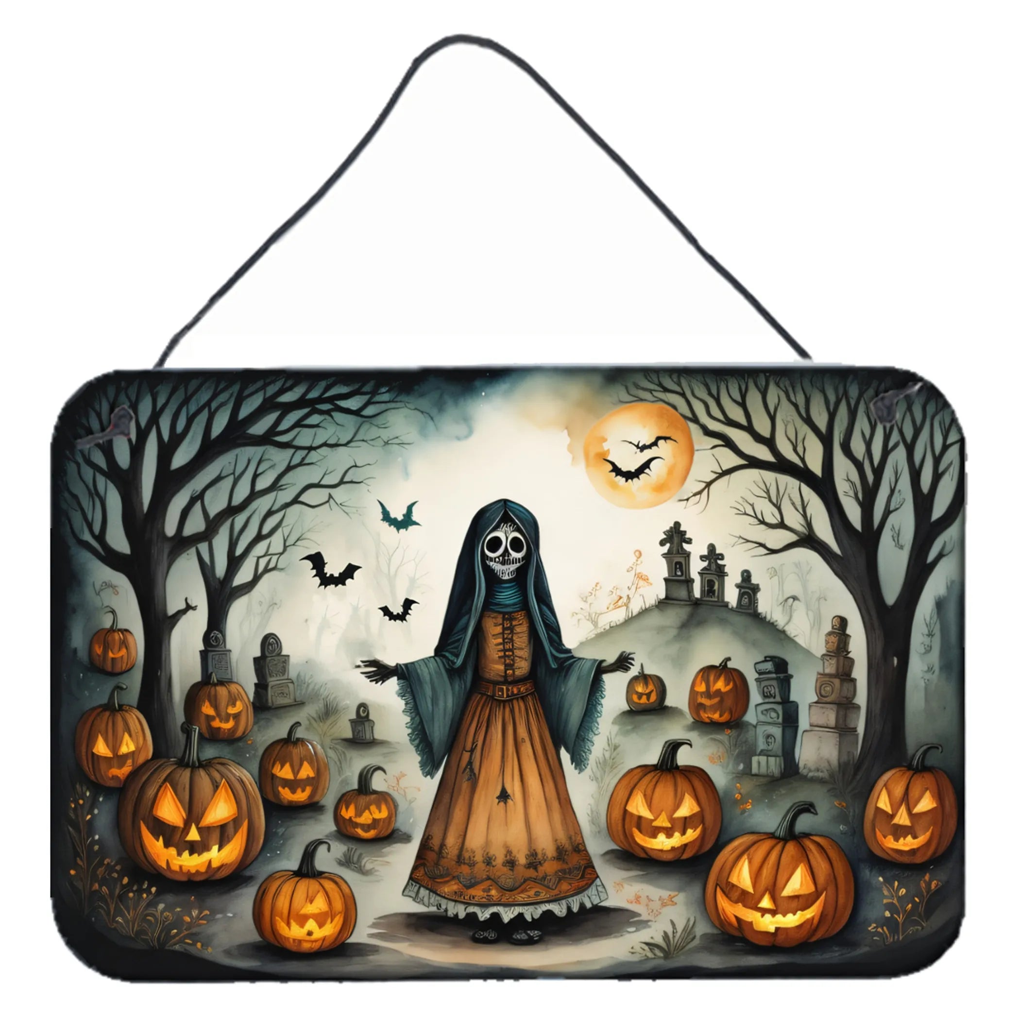 More Spooky Halloween Wall or Door Hanging Prints - Size: 8HX12W | Pack Of: 1 | Collection name: More spooky halloween