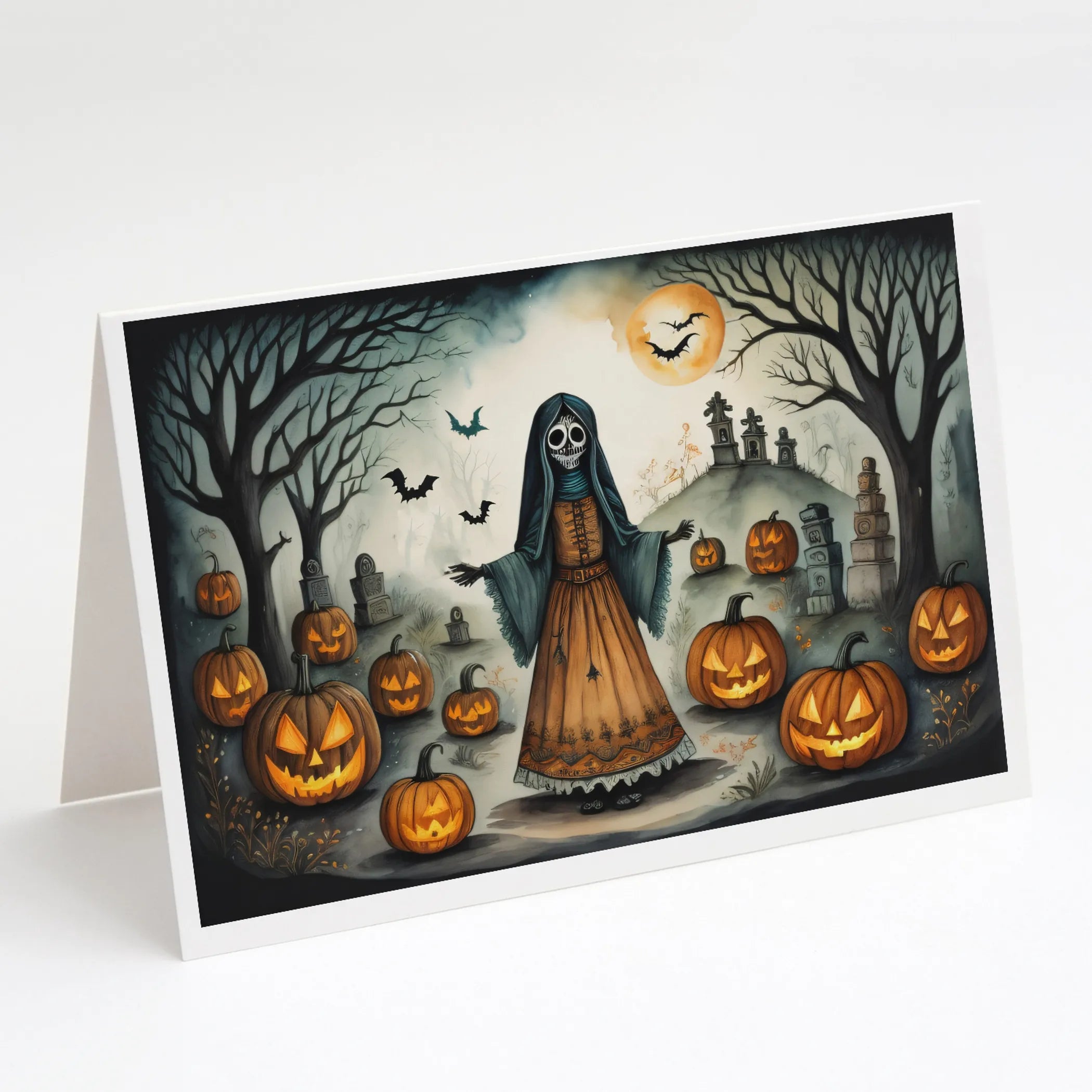 More Spooky Halloween Greeting Cards  - Size: 5X7 | Pack Of: 8 | Collection name: More spooky halloween