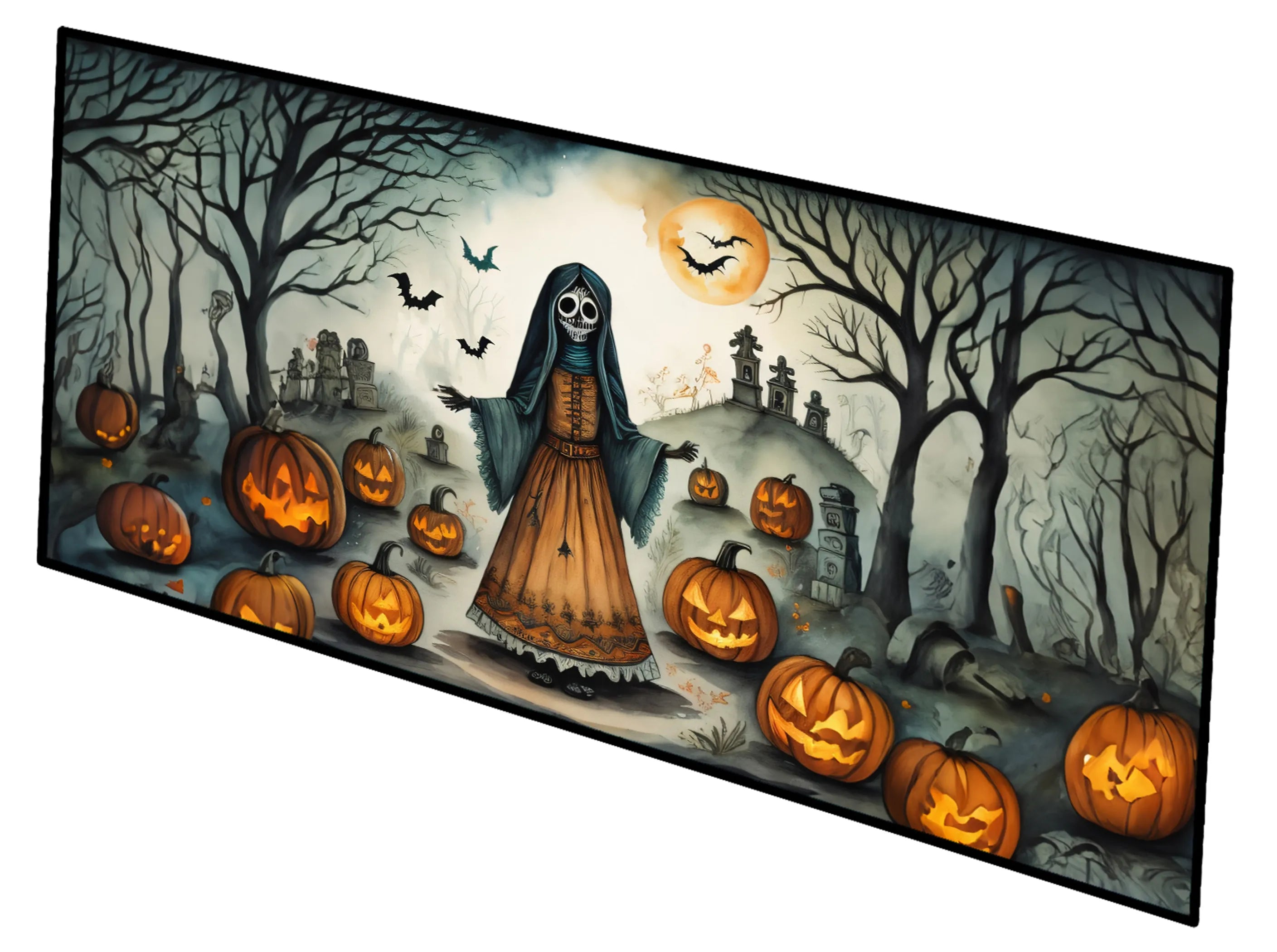 More Spooky Halloween Runner Mat 28x58 - Size: 28HX58W | Pack Of: 1 | Collection name: More spooky halloween