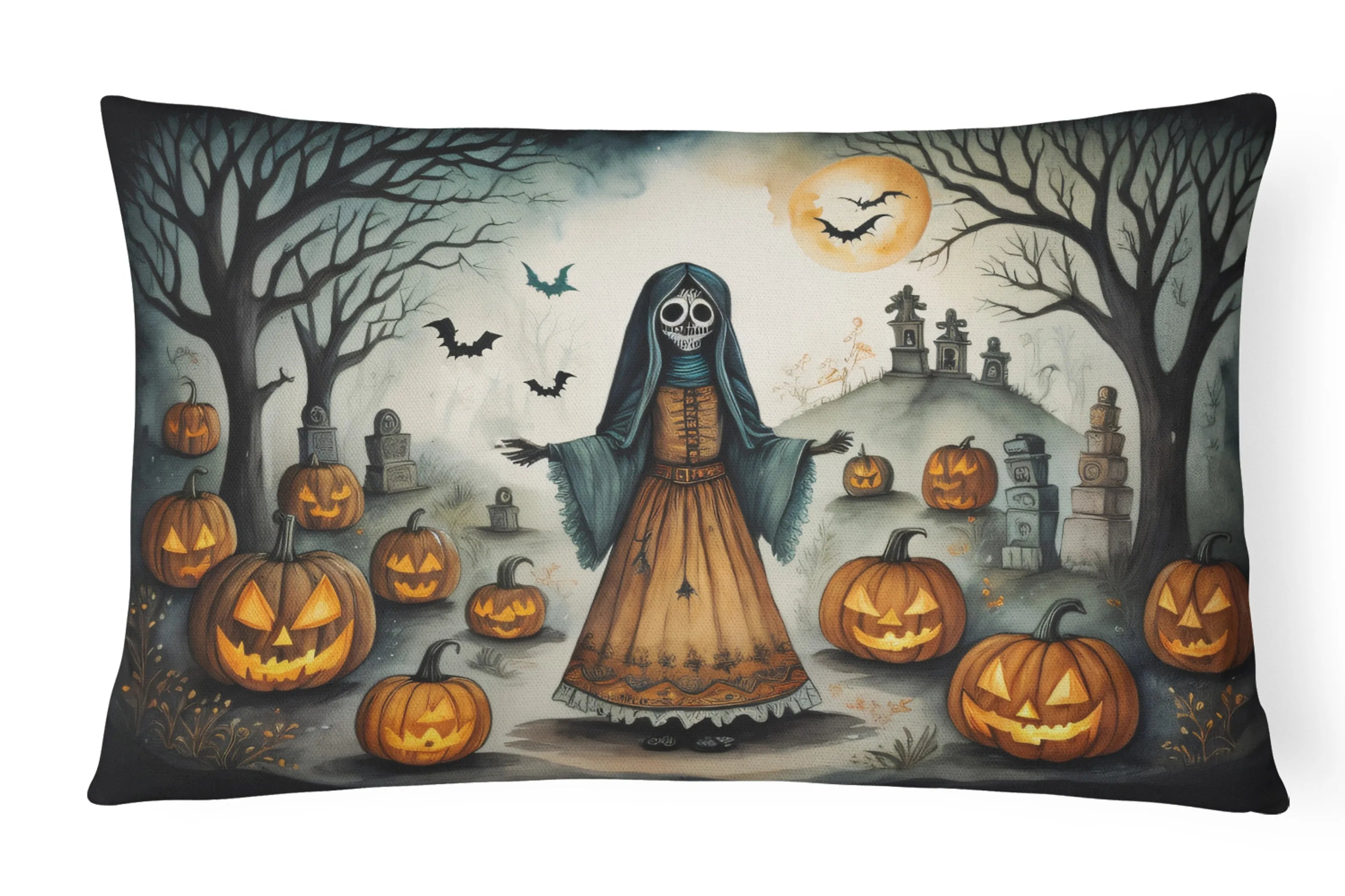 More Spooky Halloween Throw Pillow - Pack Of: 1 | Collection name: More spooky halloween