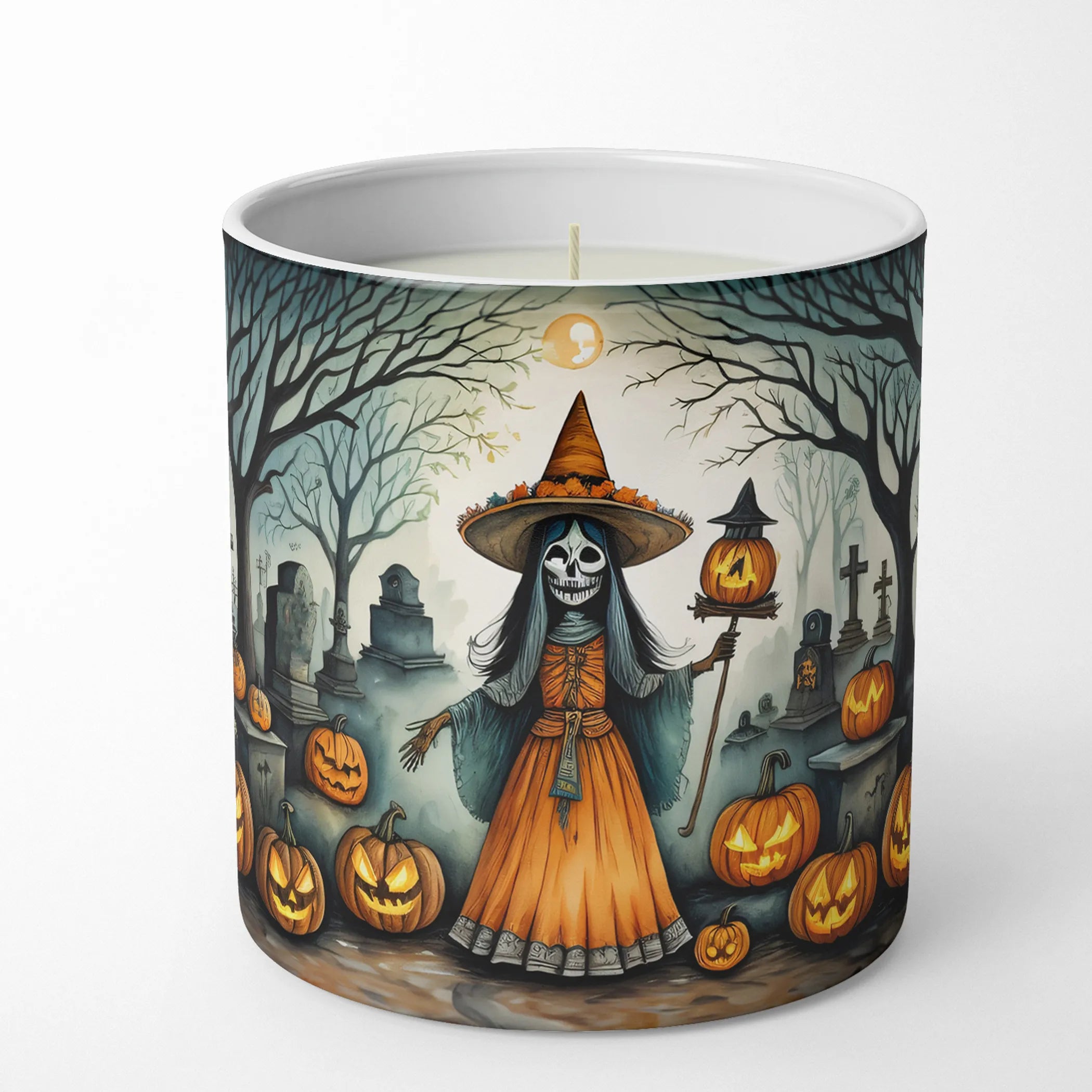 More Spooky Halloween Decorative Soy Candle - Size: 10 OZ | Pack Of: 1 | Collection name: More spooky halloween
