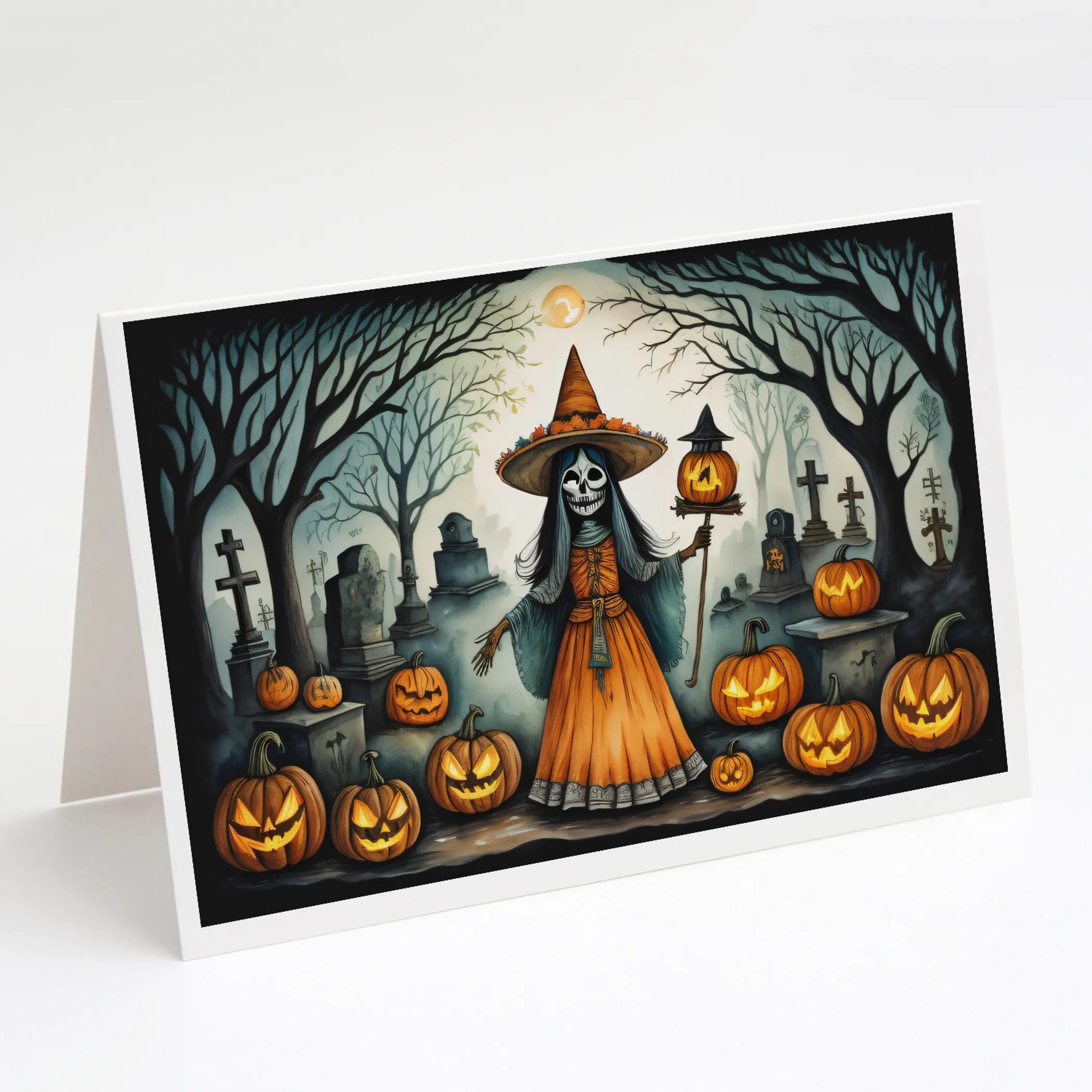 More Spooky Halloween Greeting Cards  - Size: 5X7 | Pack Of: 8 | Collection name: More spooky halloween