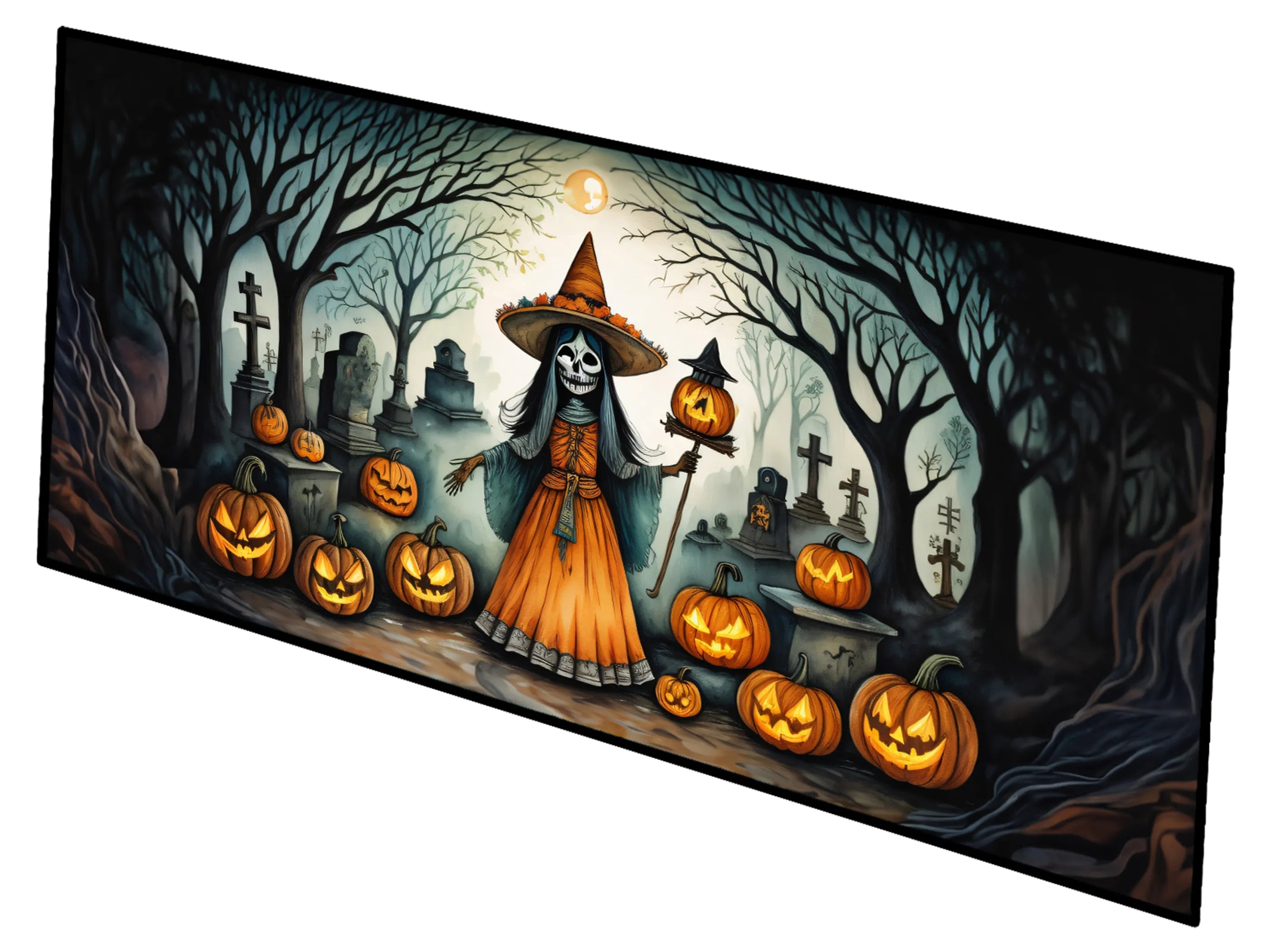 More Spooky Halloween Runner Mat 28x58 - Size: 28HX58W | Pack Of: 1 | Collection name: More spooky halloween