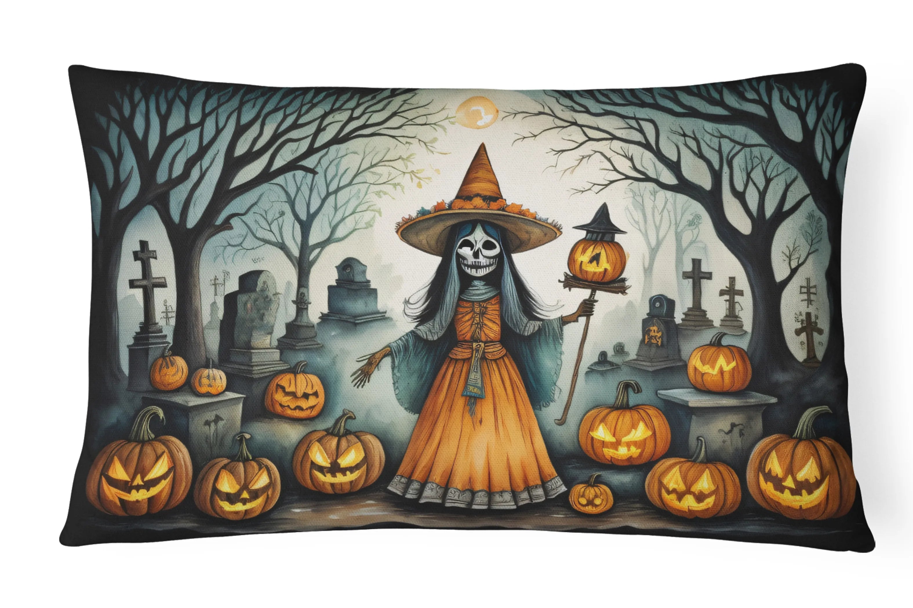 More Spooky Halloween Throw Pillow - Pack Of: 1 | Collection name: More spooky halloween