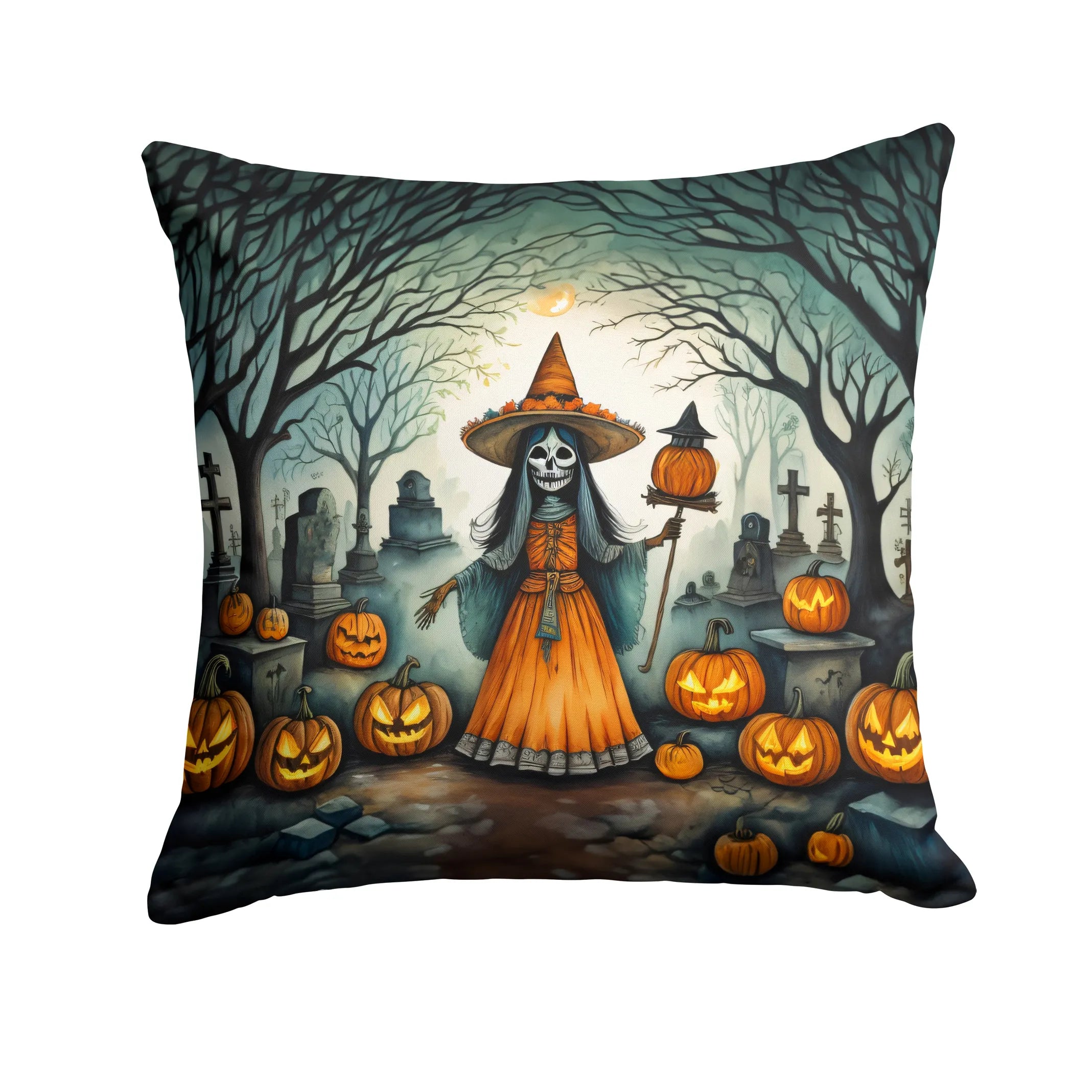 More Spooky Halloween Throw Pillow - Pack Of: 1 | Collection name: More spooky halloween