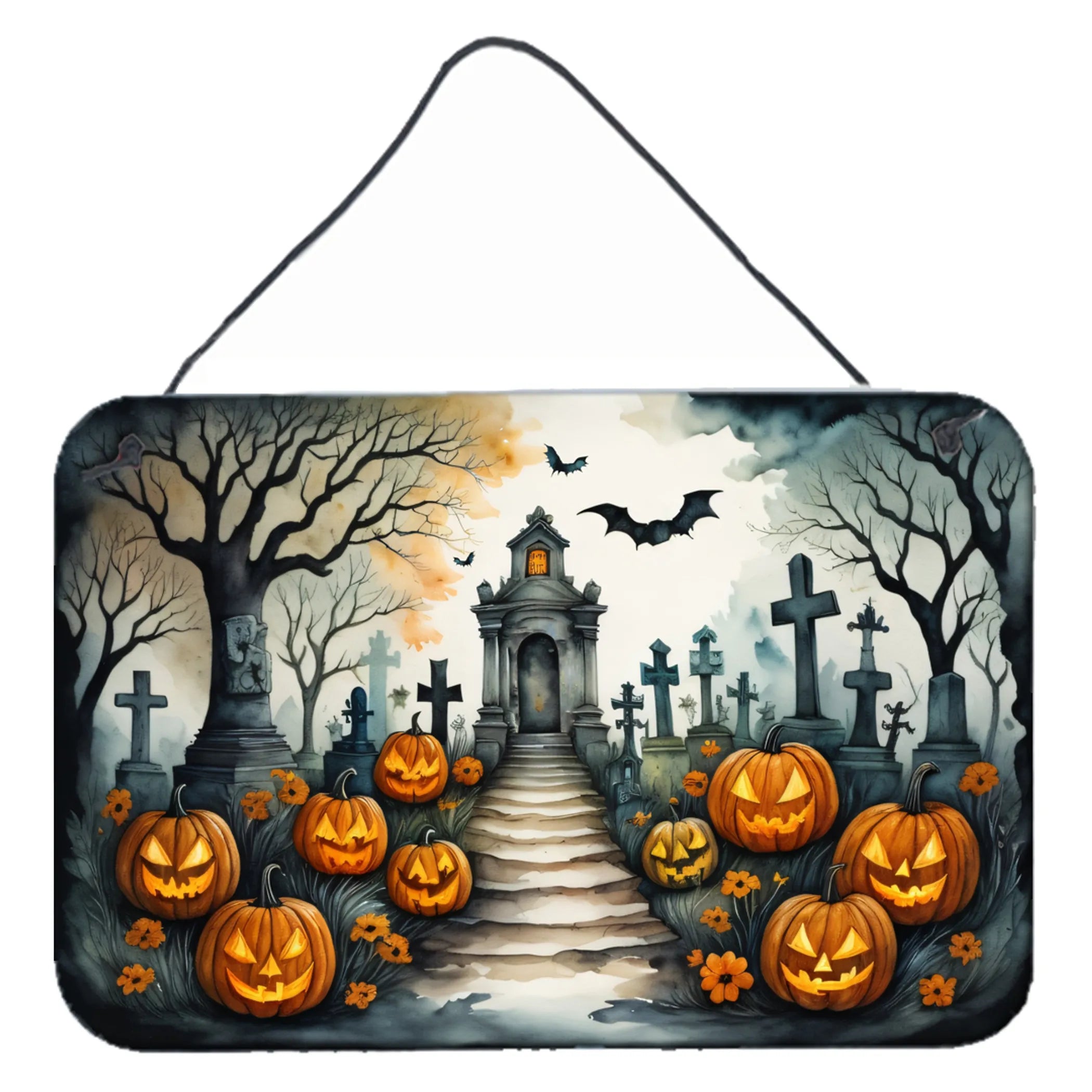 More Spooky Halloween Wall or Door Hanging Prints - Size: 8HX12W | Pack Of: 1 | Collection name: More spooky halloween