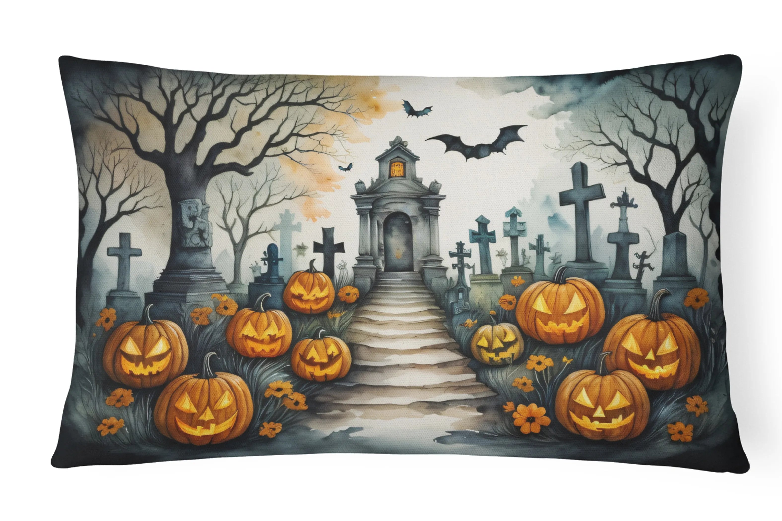 More Spooky Halloween Throw Pillow - Pack Of: 1 | Collection name: More spooky halloween