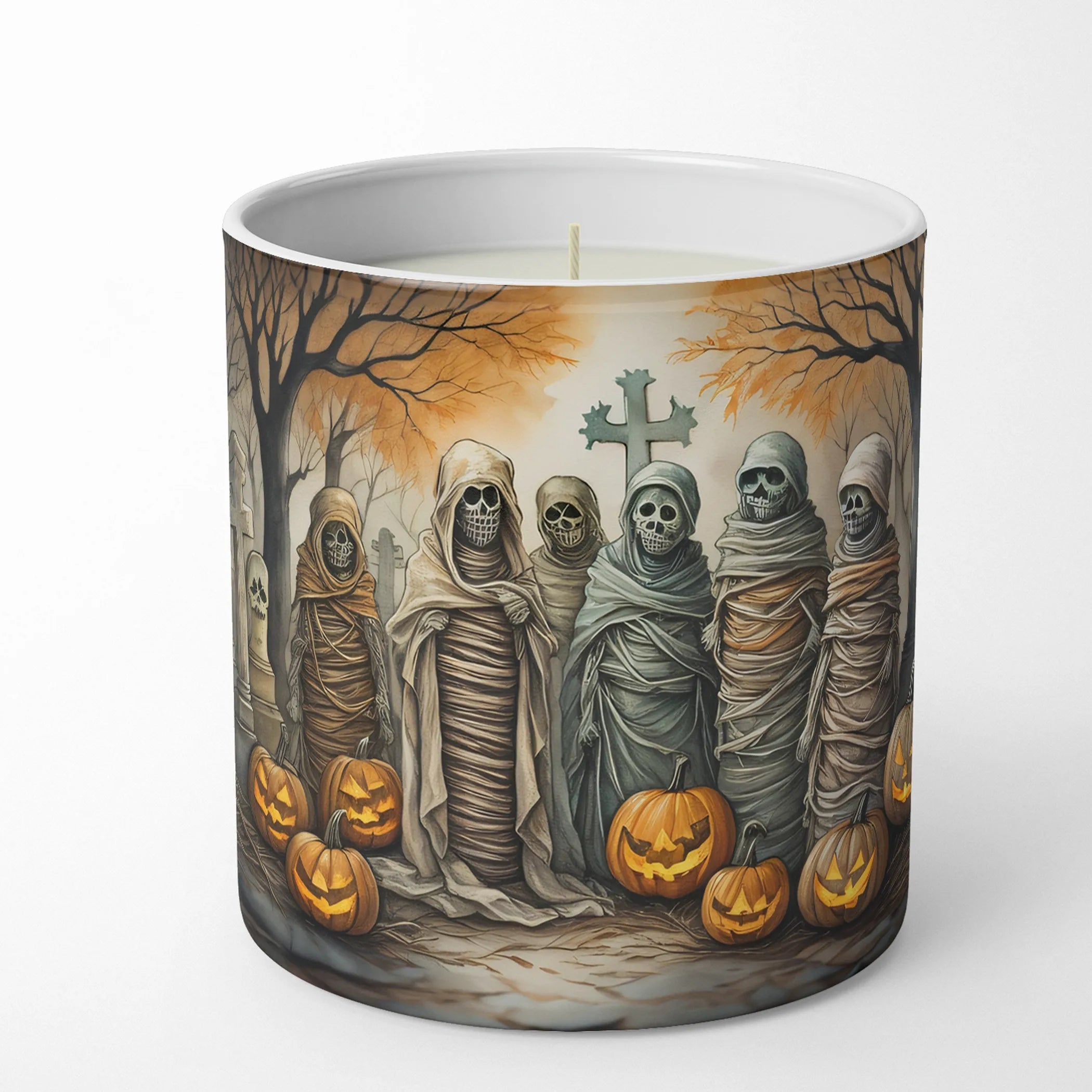 More Spooky Halloween Decorative Soy Candle - Size: 10 OZ | Pack Of: 1 | Collection name: More spooky halloween