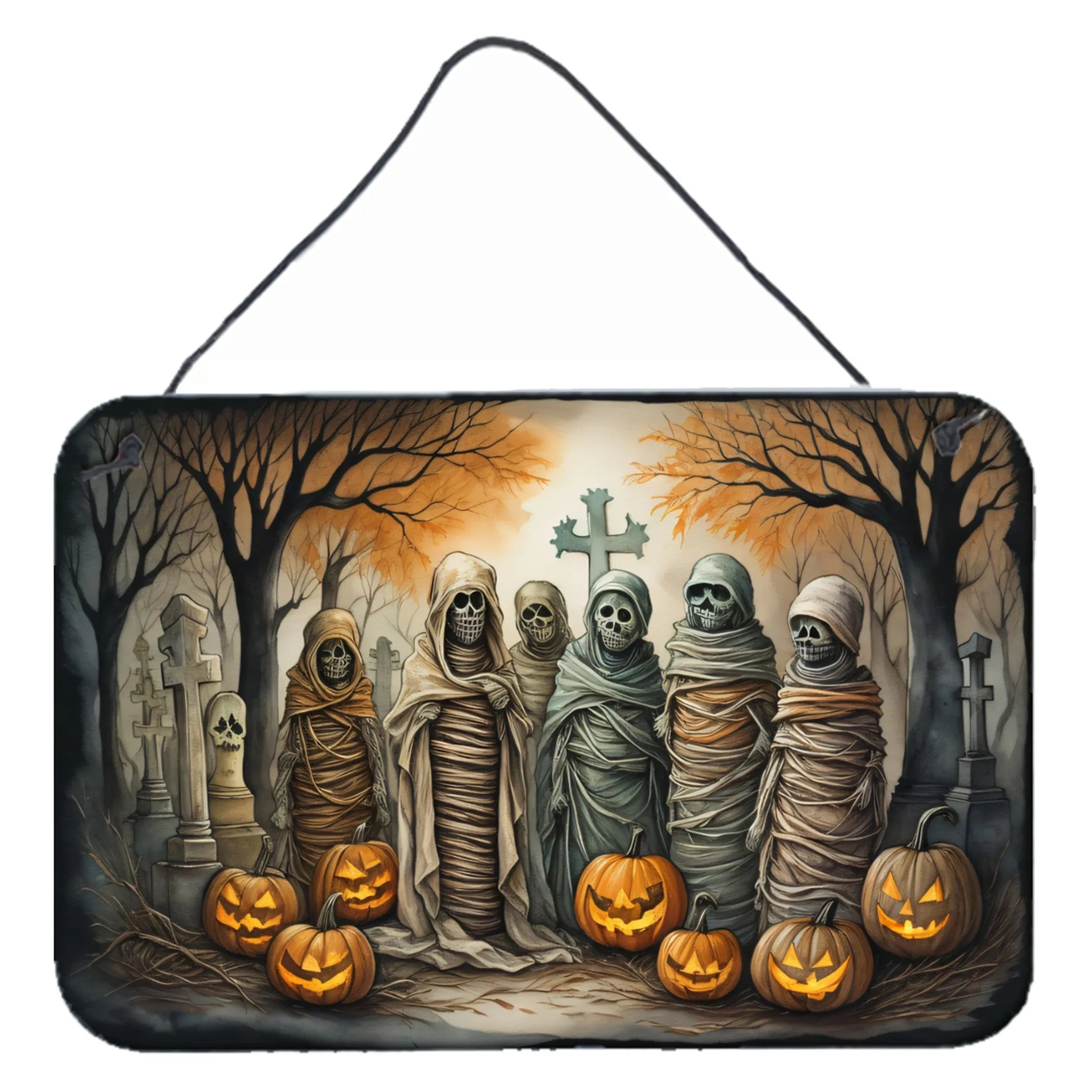 More Spooky Halloween Wall or Door Hanging Prints - Size: 8HX12W | Pack Of: 1 | Collection name: More spooky halloween