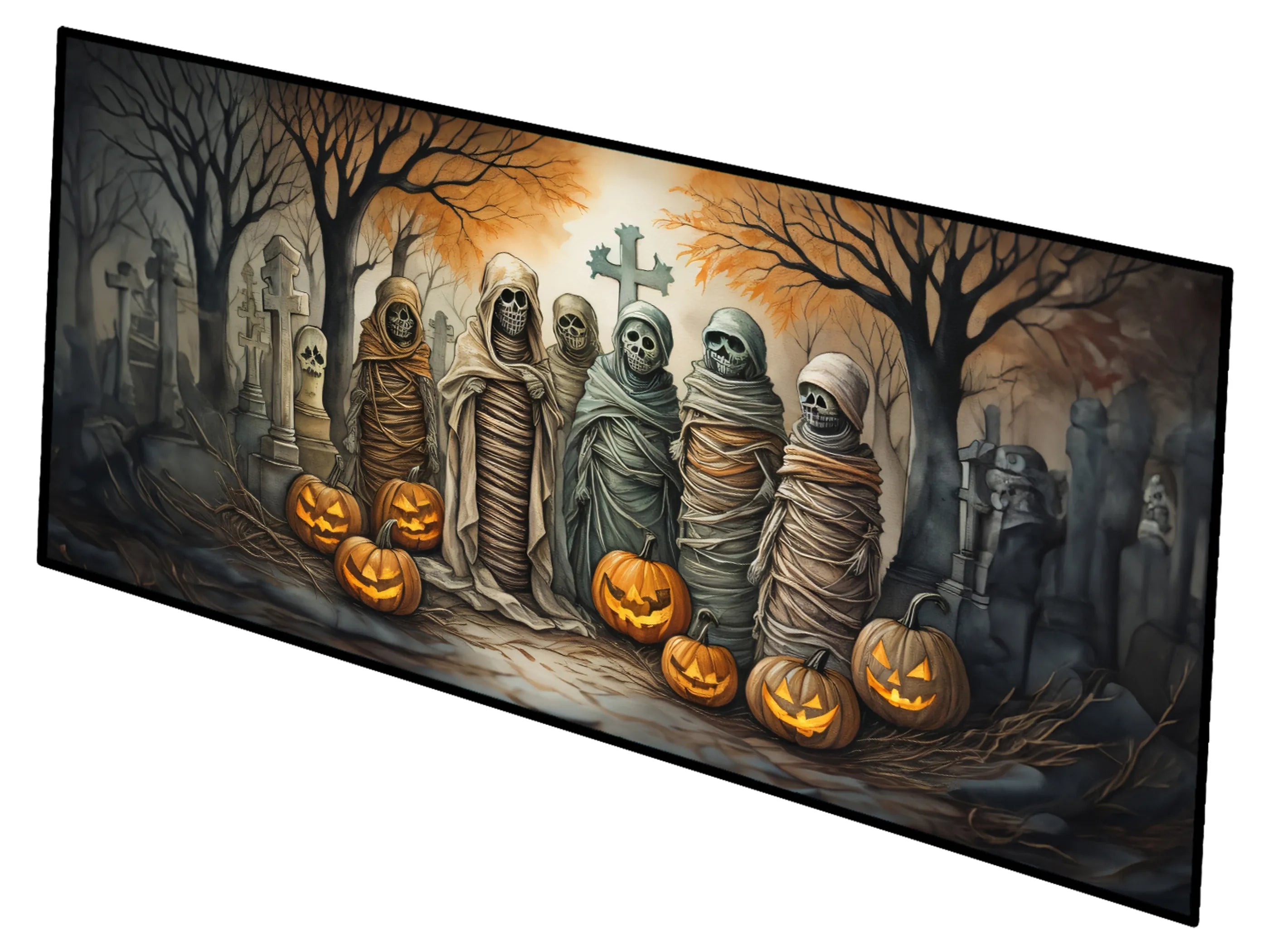 More Spooky Halloween Runner Mat 28x58 - Size: 28HX58W | Pack Of: 1 | Collection name: More spooky halloween