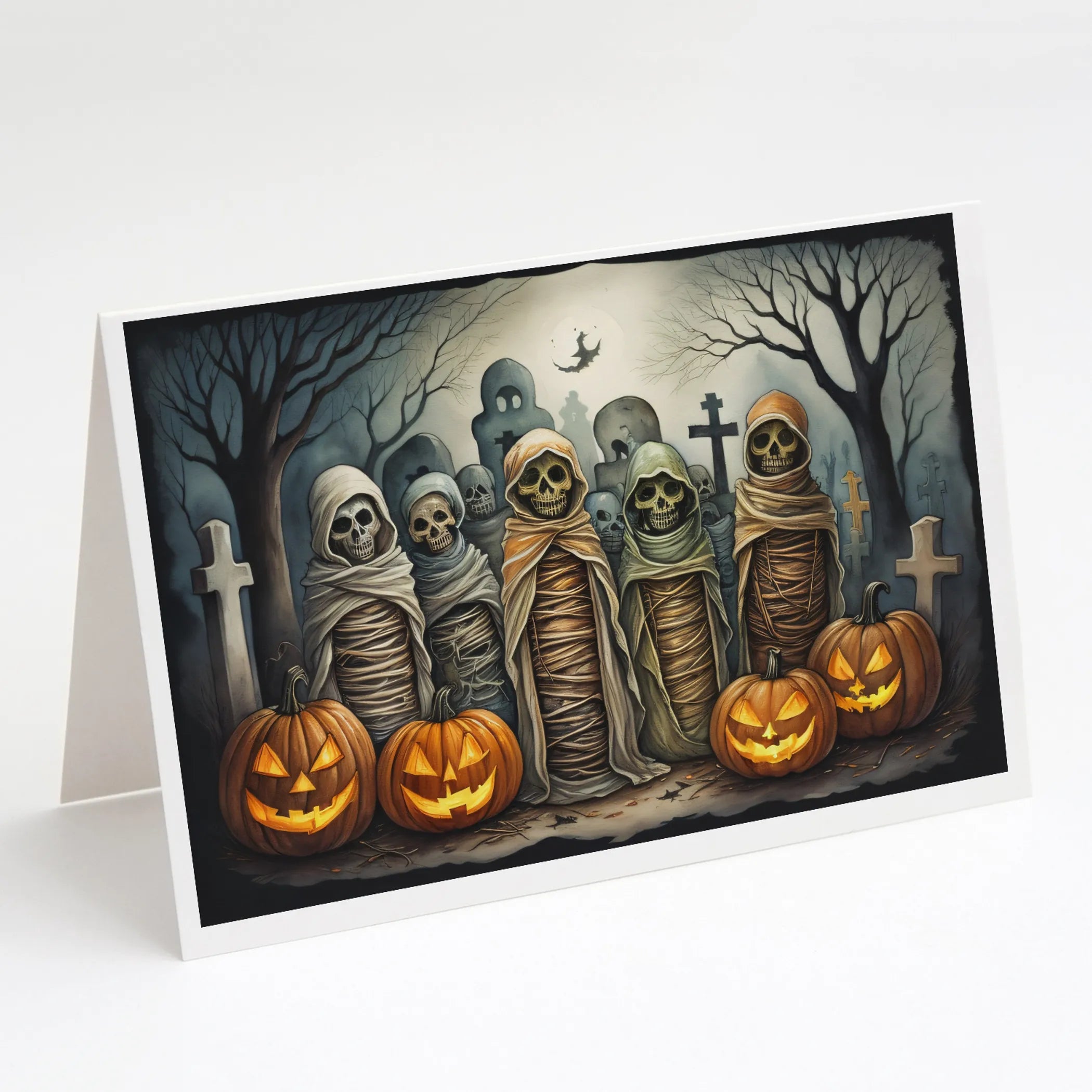 More Spooky Halloween Greeting Cards  - Size: 5X7 | Pack Of: 8 | Collection name: More spooky halloween
