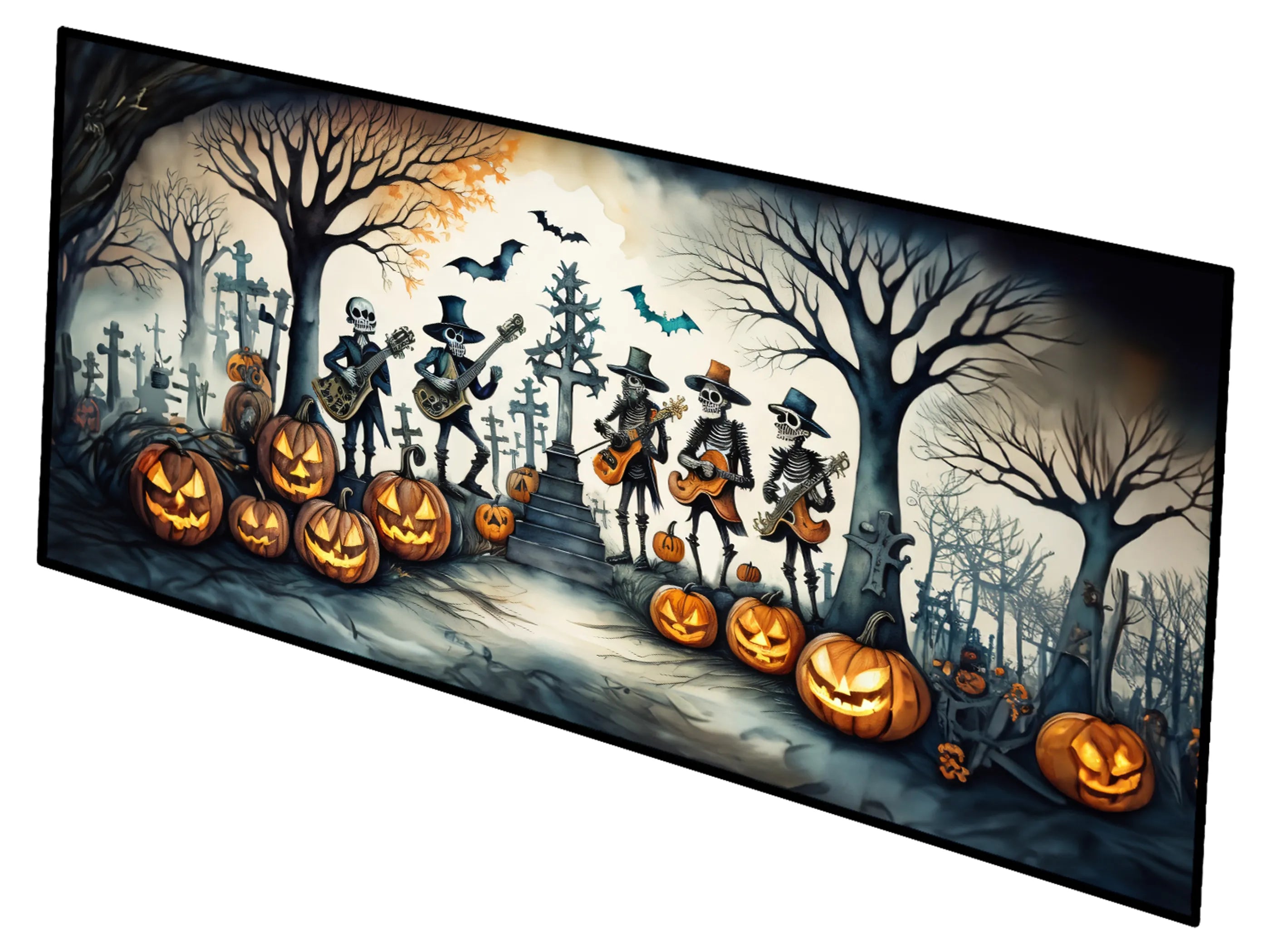 More Spooky Halloween Runner Mat 28x58 - Size: 28HX58W | Pack Of: 1 | Collection name: More spooky halloween
