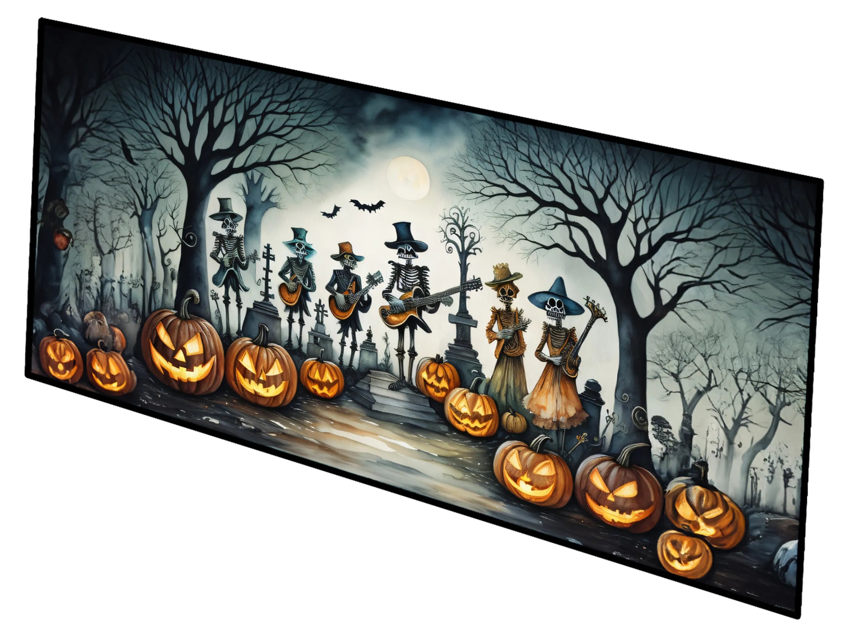 More Spooky Halloween Runner Mat 28x58 - Size: 28HX58W | Pack Of: 1 | Collection name: More spooky halloween