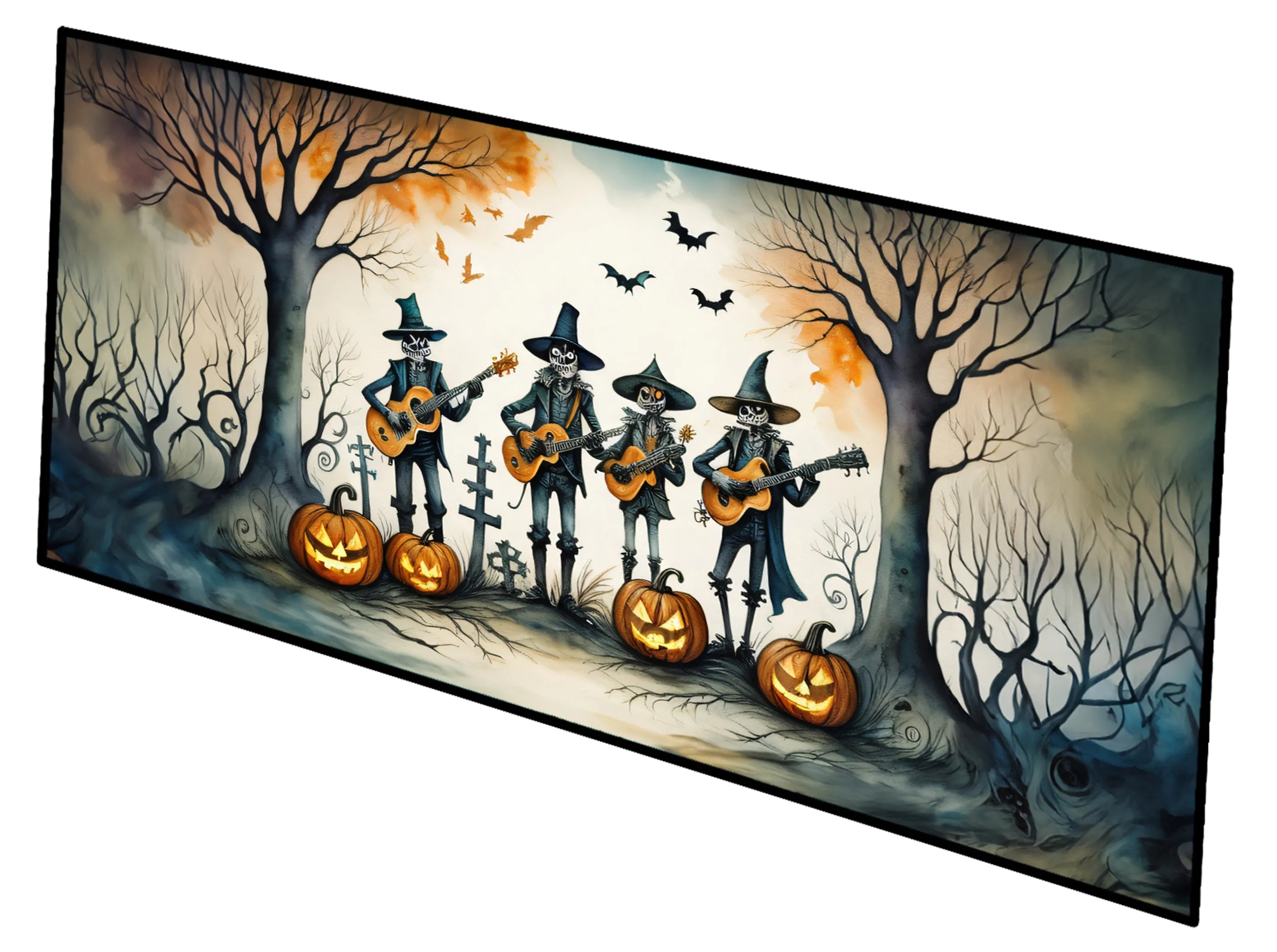 More Spooky Halloween Runner Mat 28x58 - Size: 28HX58W | Pack Of: 1 | Collection name: More spooky halloween