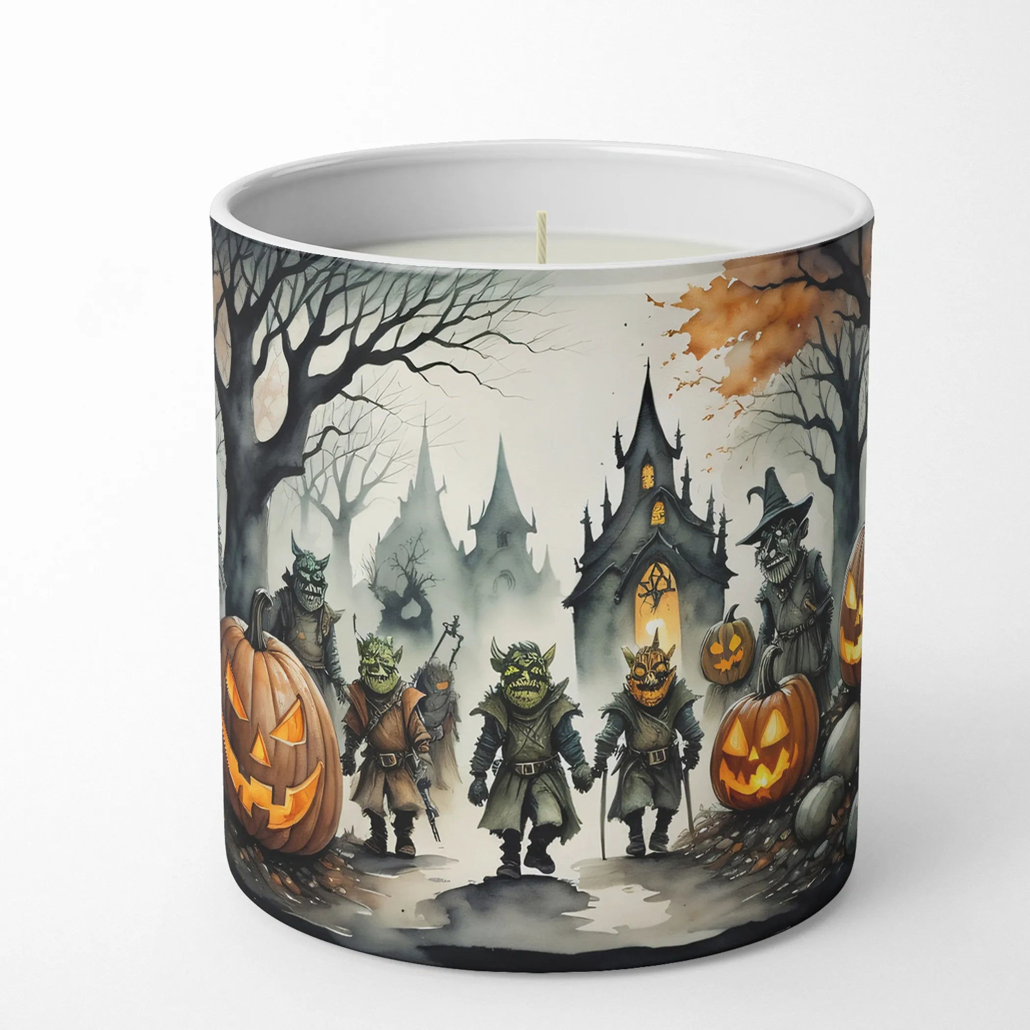 More Spooky Halloween Decorative Soy Candle - Size: 10 OZ | Pack Of: 1 | Collection name: More spooky halloween