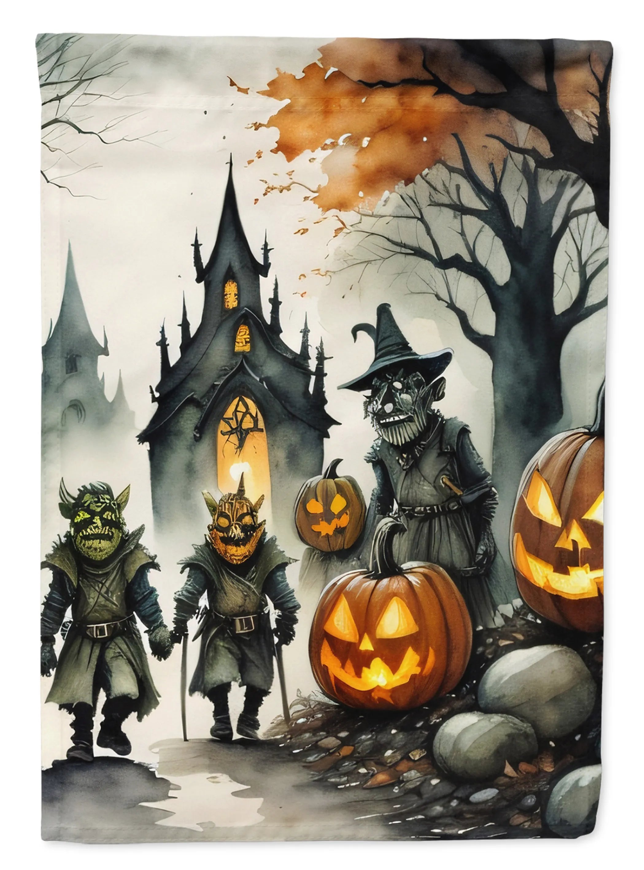 More Spooky Halloween Decorative Flag - Pack Of: 1 | Collection name: More spooky halloween