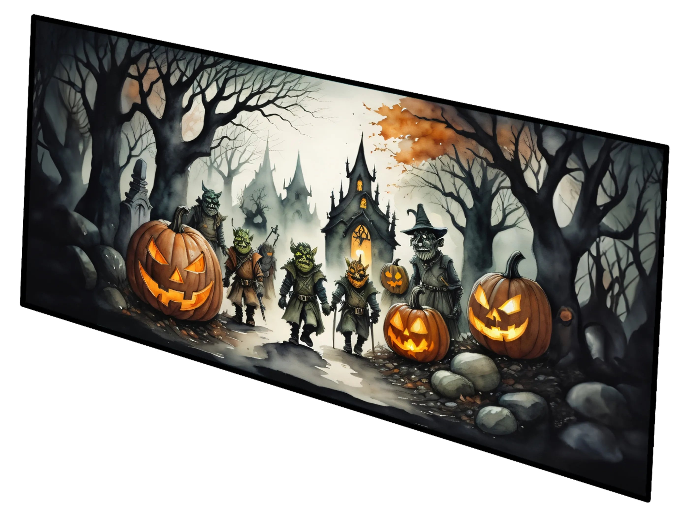 More Spooky Halloween Runner Mat 28x58 - Size: 28HX58W | Pack Of: 1 | Collection name: More spooky halloween