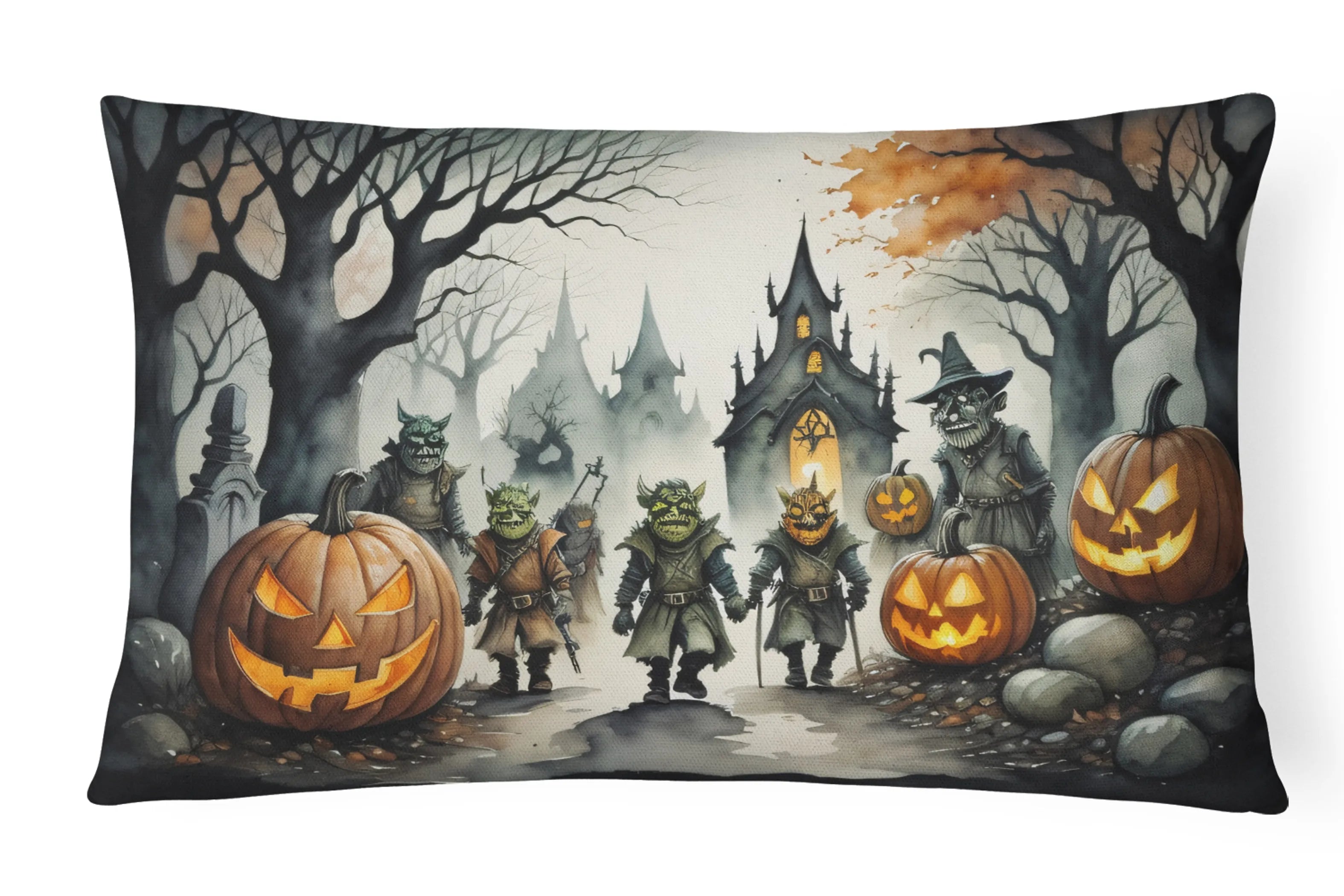 More Spooky Halloween Throw Pillow - Pack Of: 1 | Collection name: More spooky halloween