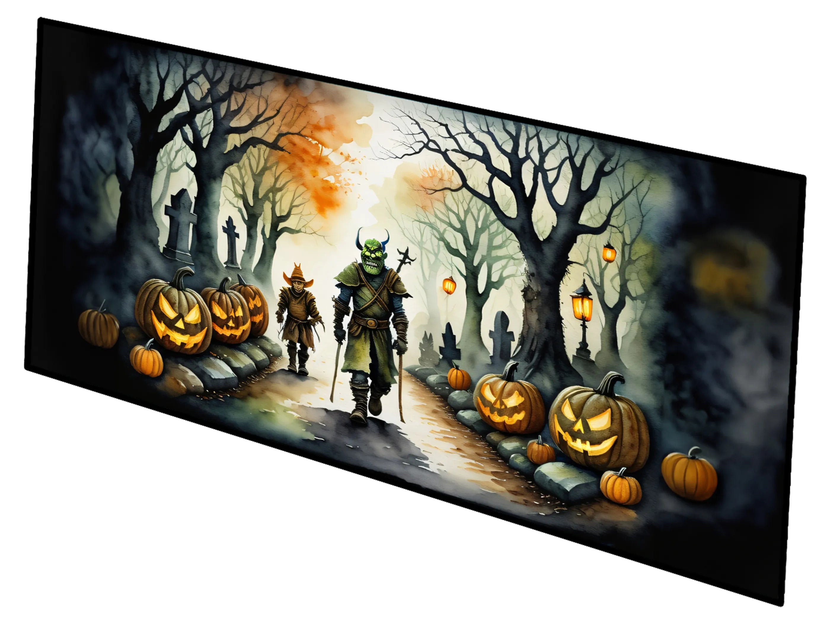 More Spooky Halloween Runner Mat 28x58 - Size: 28HX58W | Pack Of: 1 | Collection name: More spooky halloween