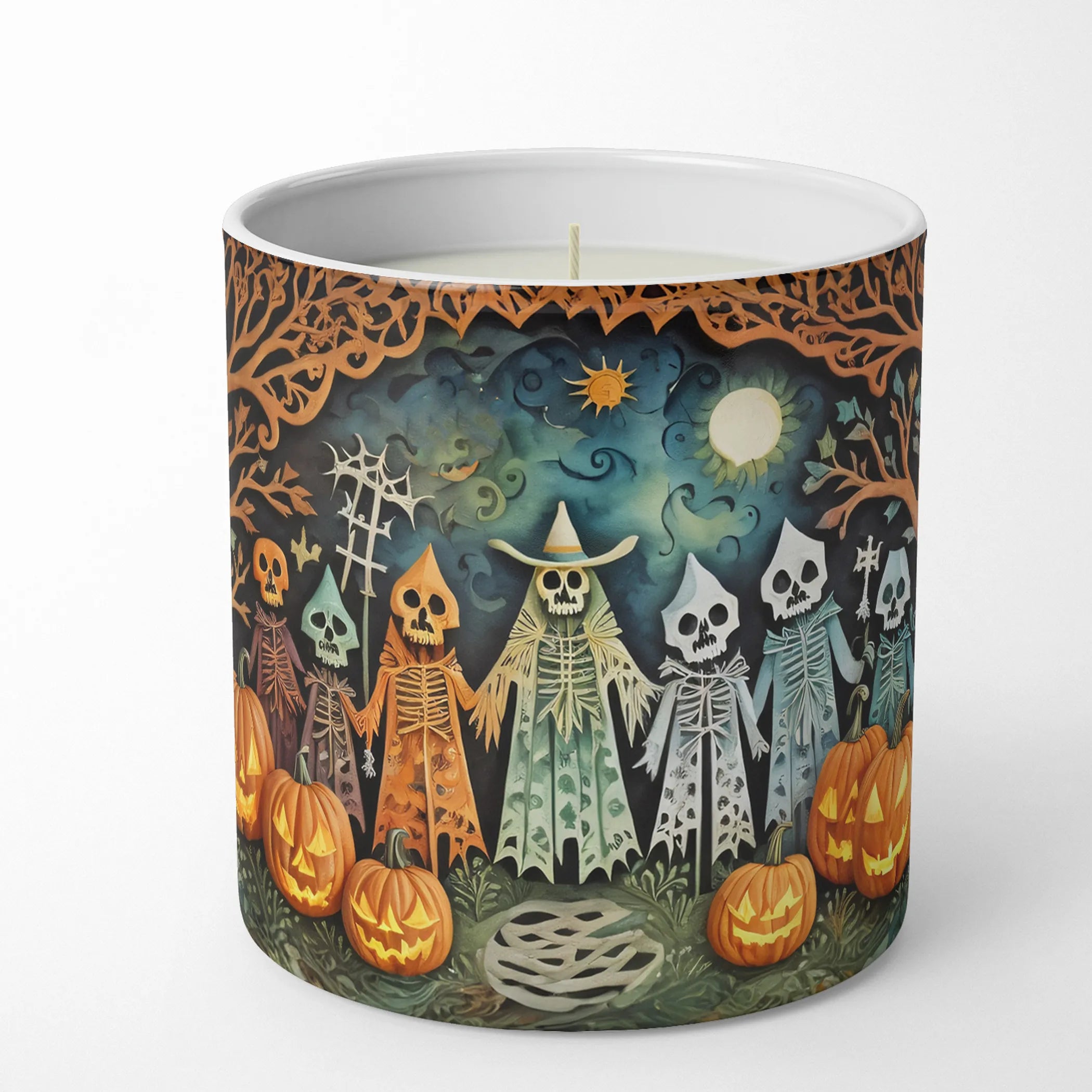 More Spooky Halloween Decorative Soy Candle - Size: 10 OZ | Pack Of: 1 | Collection name: More spooky halloween