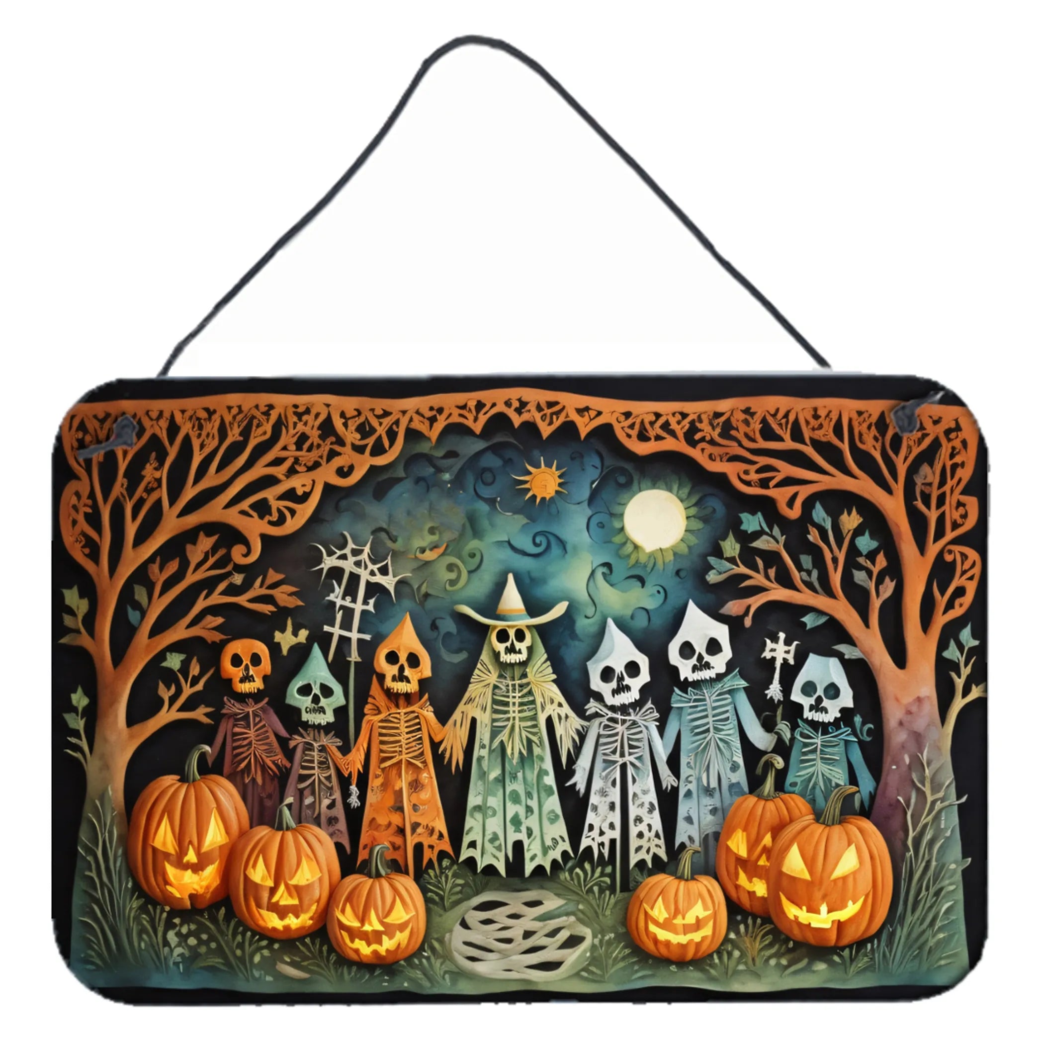 More Spooky Halloween Wall or Door Hanging Prints - Size: 8HX12W | Pack Of: 1 | Collection name: More spooky halloween