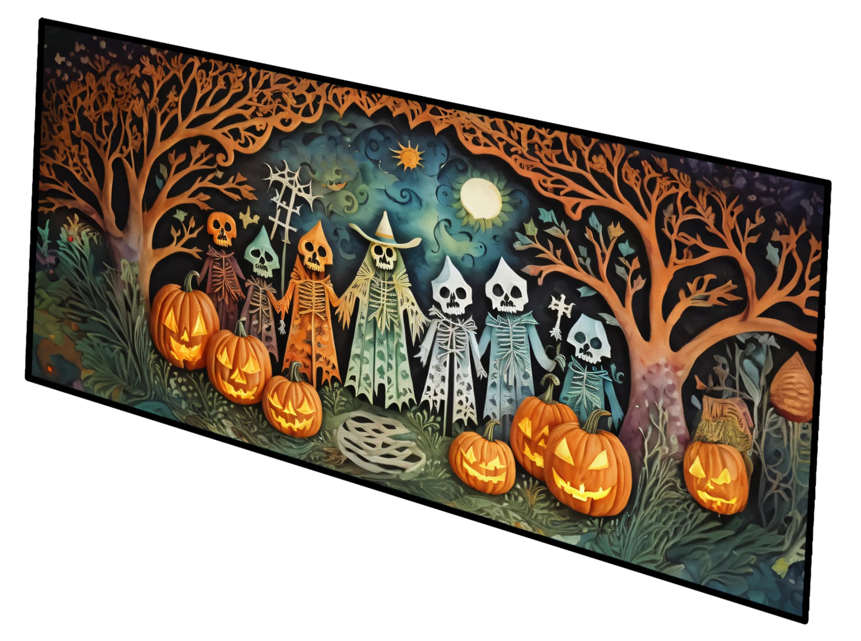 More Spooky Halloween Runner Mat 28x58 - Size: 28HX58W | Pack Of: 1 | Collection name: More spooky halloween