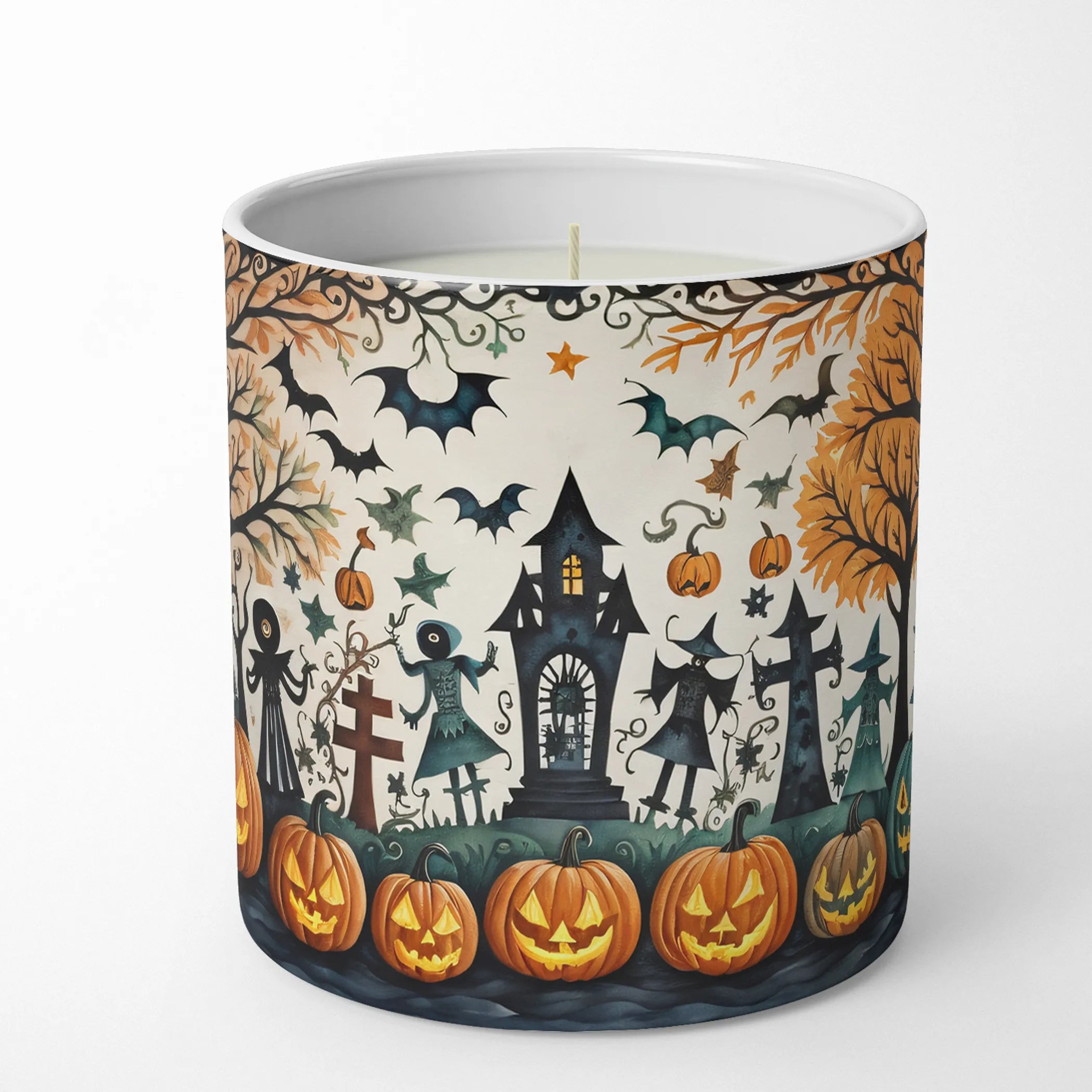 More Spooky Halloween Decorative Soy Candle - Size: 10 OZ | Pack Of: 1 | Collection name: More spooky halloween
