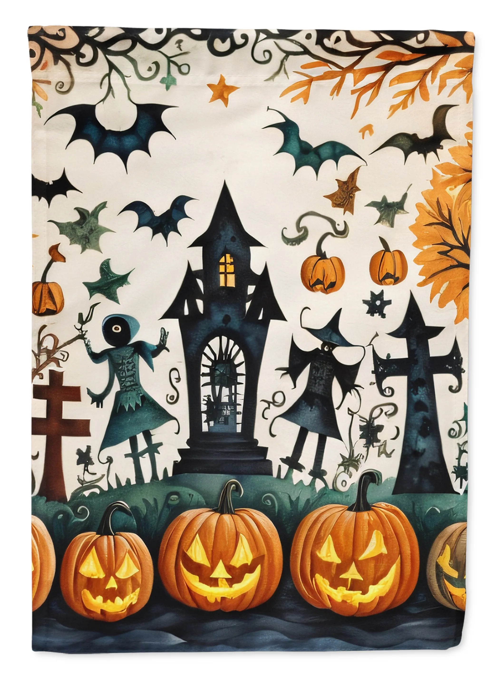 More Spooky Halloween Decorative Flag - Pack Of: 1 | Collection name: More spooky halloween