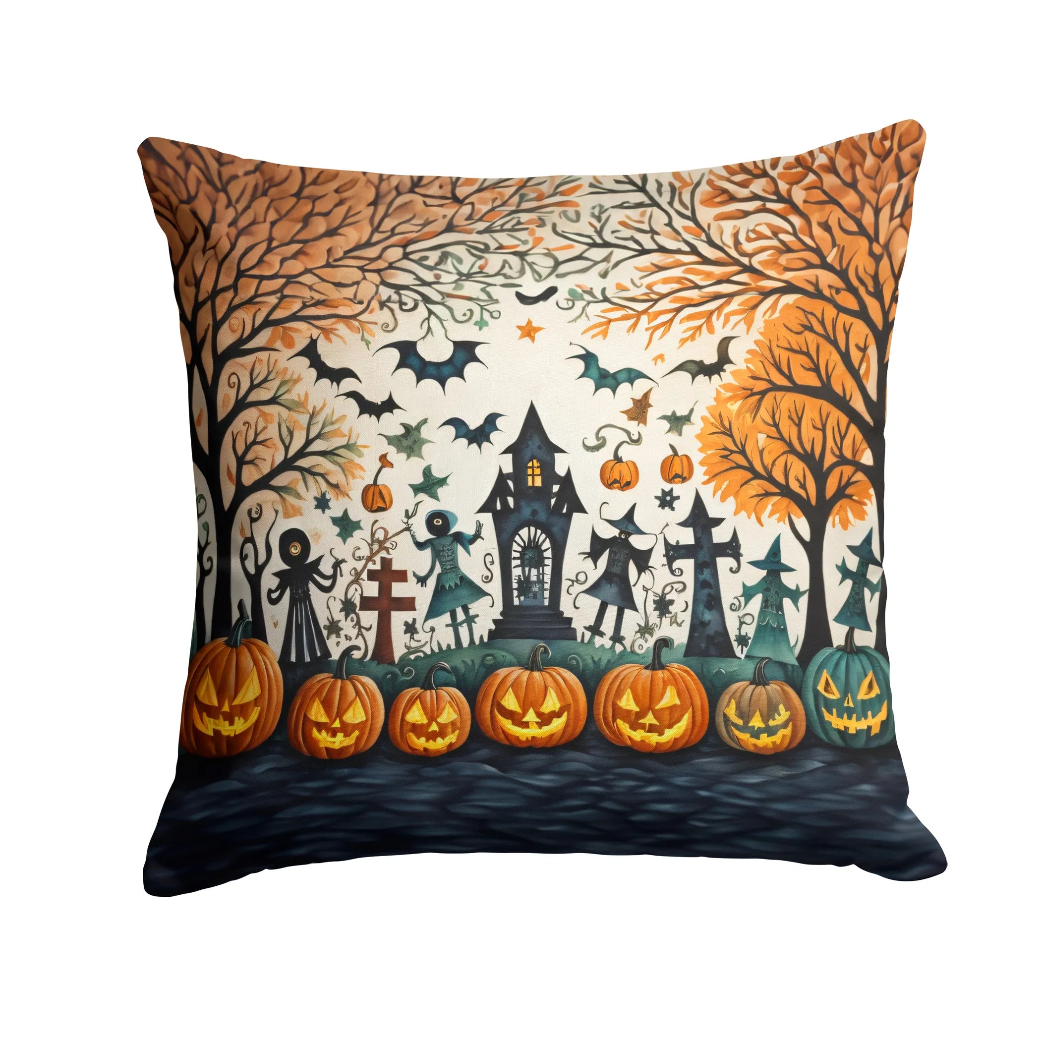 More Spooky Halloween Throw Pillow - Pack Of: 1 | Collection name: More spooky halloween