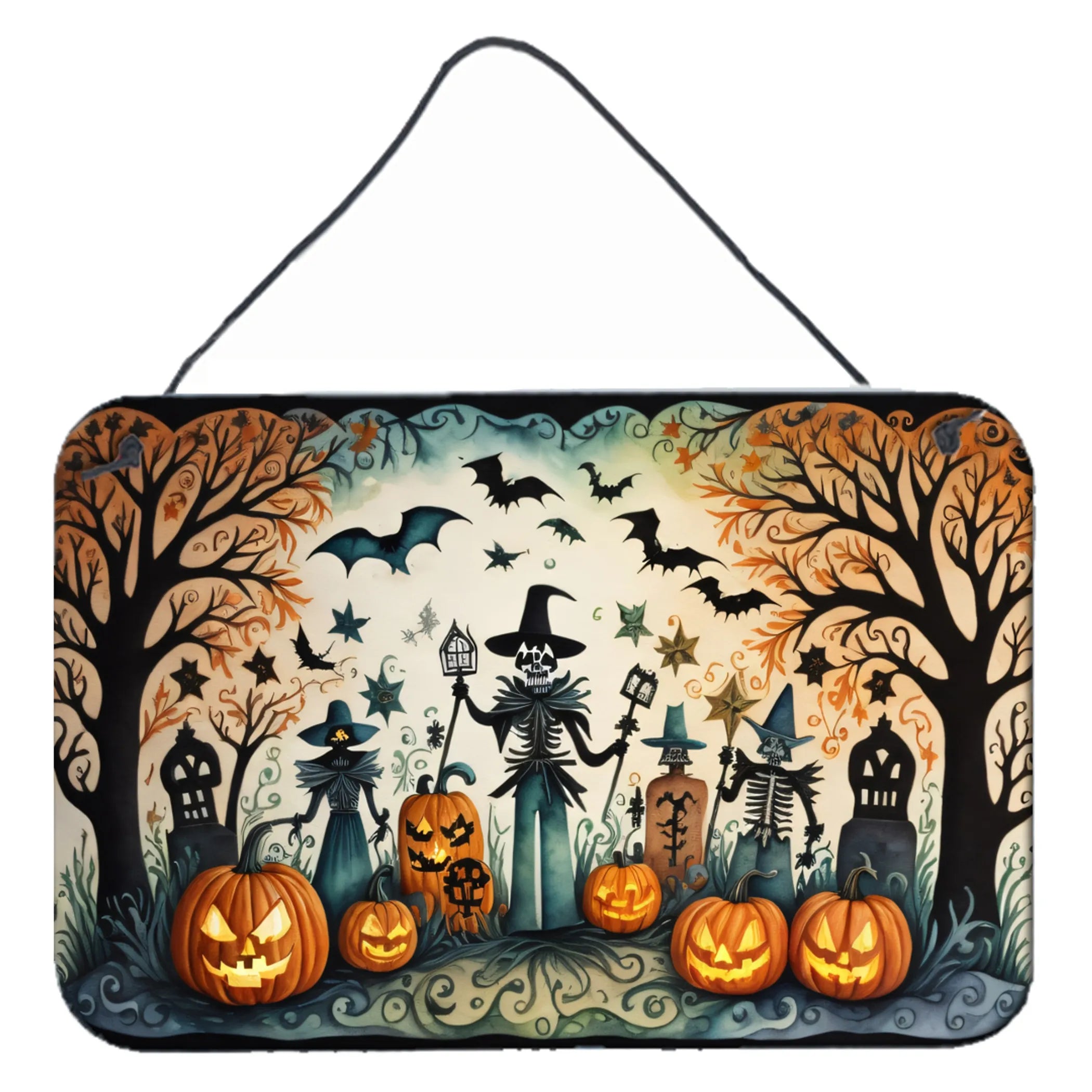 More Spooky Halloween Wall or Door Hanging Prints - Size: 8HX12W | Pack Of: 1 | Collection name: More spooky halloween