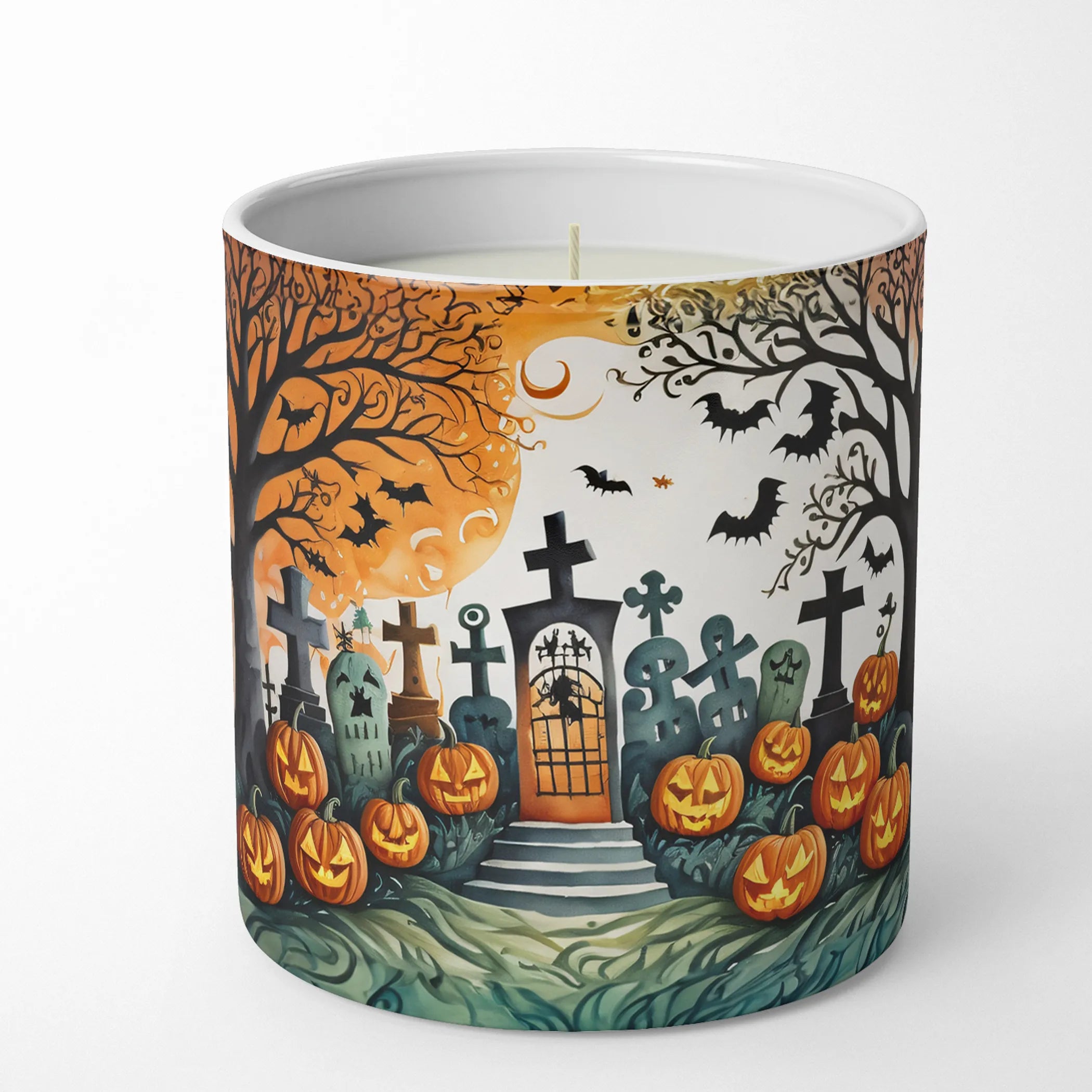 More Spooky Halloween Decorative Soy Candle - Size: 10 OZ | Pack Of: 1 | Collection name: More spooky halloween