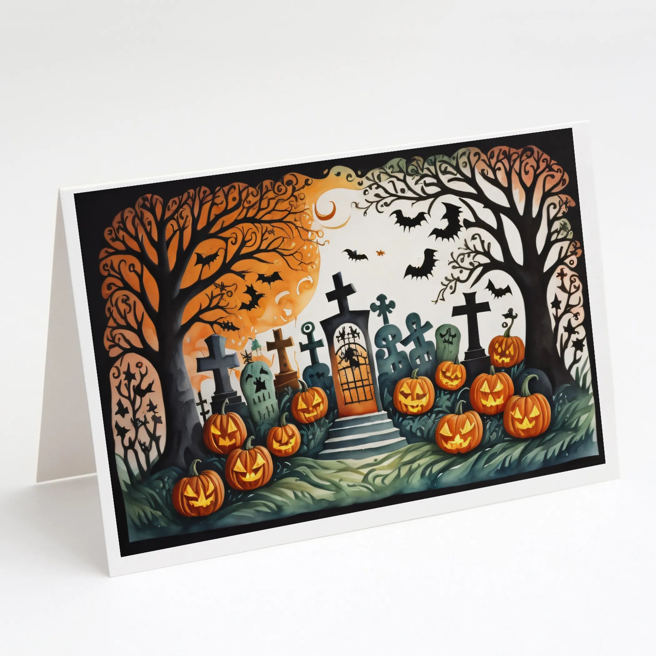 More Spooky Halloween Greeting Cards  - Size: 5X7 | Pack Of: 8 | Collection name: More spooky halloween
