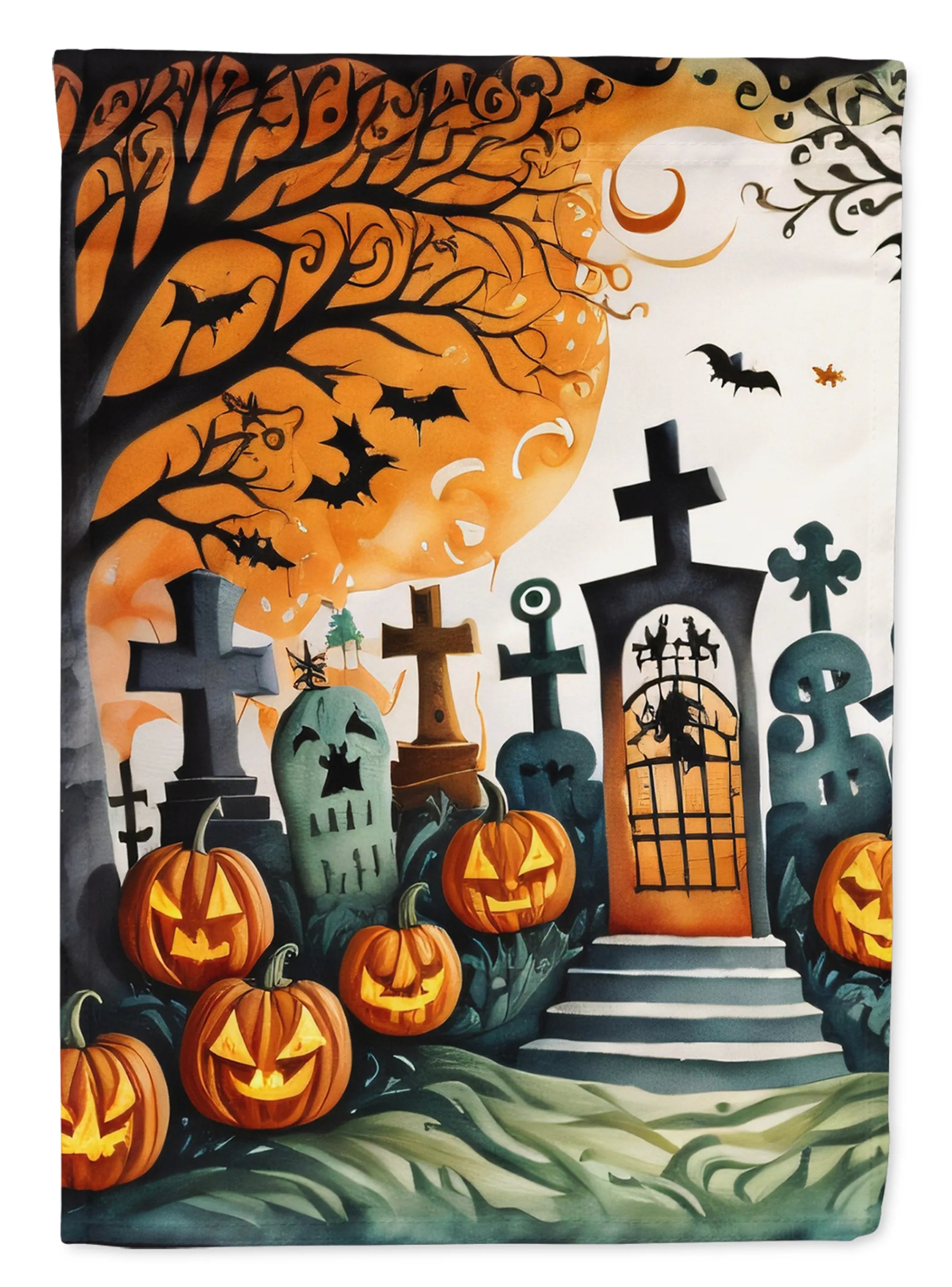 More Spooky Halloween Decorative Flag - Pack Of: 1 | Collection name: More spooky halloween