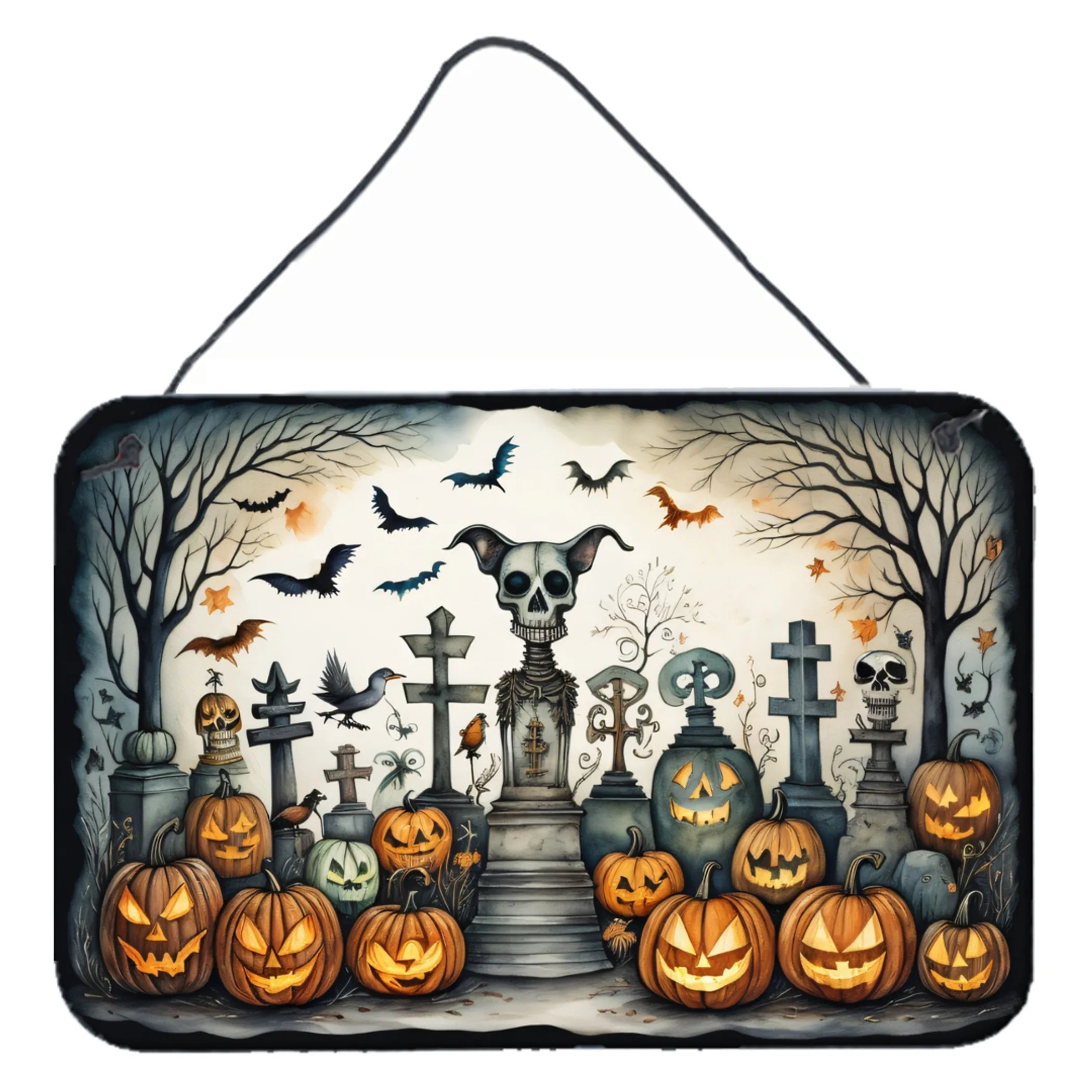More Spooky Halloween Wall or Door Hanging Prints - Size: 8HX12W | Pack Of: 1 | Collection name: More spooky halloween