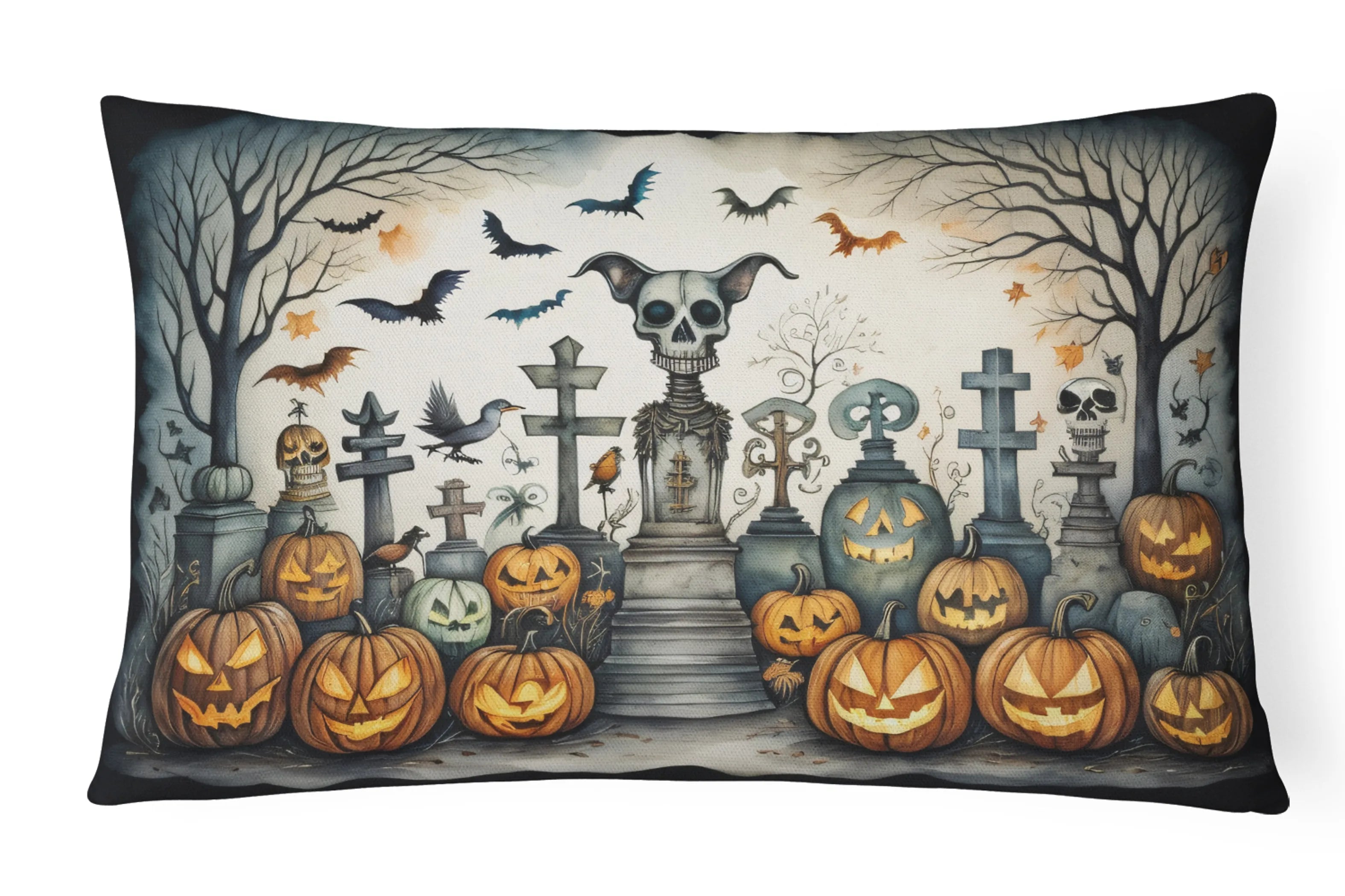 More Spooky Halloween Throw Pillow - Pack Of: 1 | Collection name: More spooky halloween