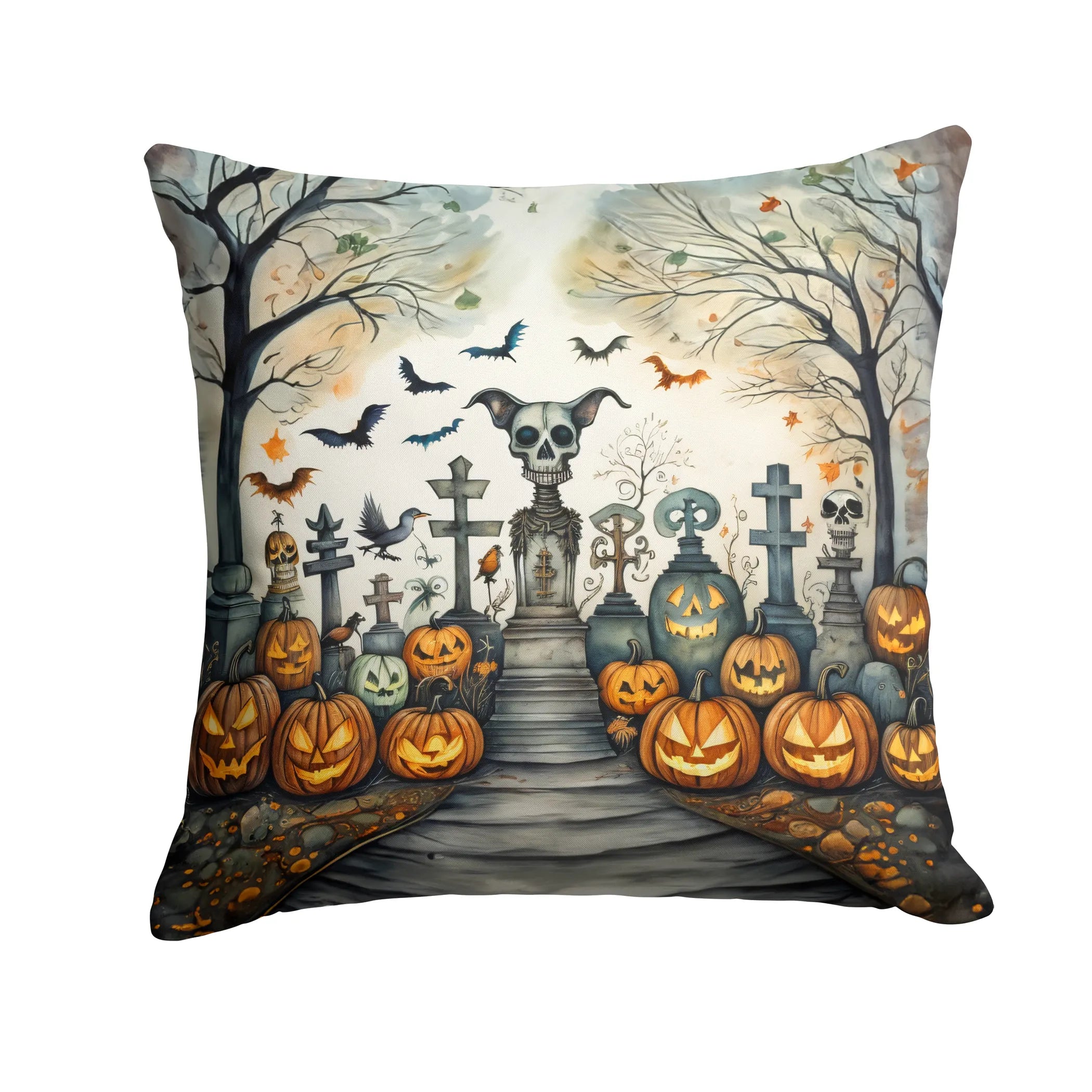 More Spooky Halloween Throw Pillow - Pack Of: 1 | Collection name: More spooky halloween